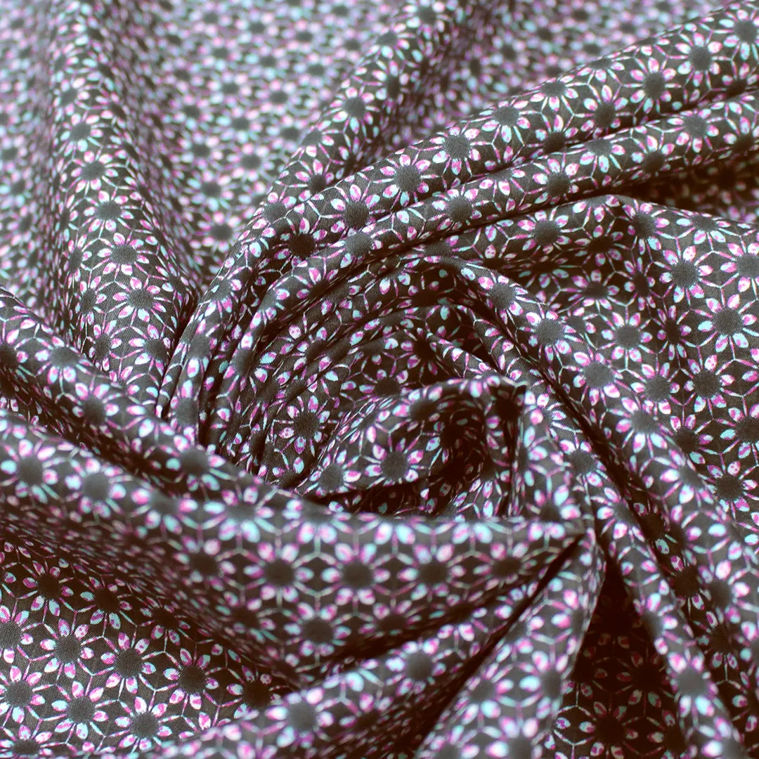 'teeny blooms' cotton dressweight woven