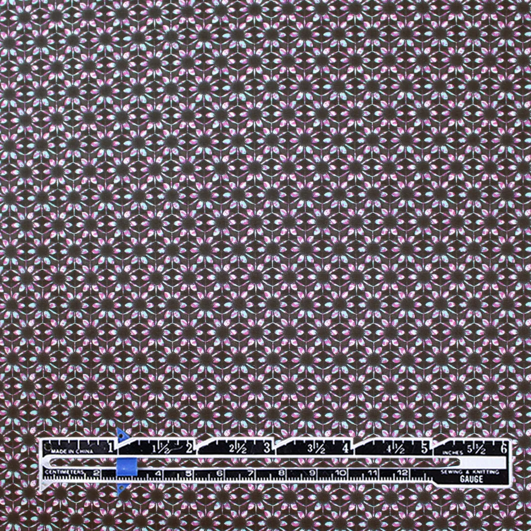 'teeny blooms' cotton dressweight woven
