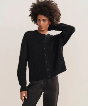 Temperature Regulating Hayes Crewneck Cardigan Soft Touch Hayes Crewneck Cardigan