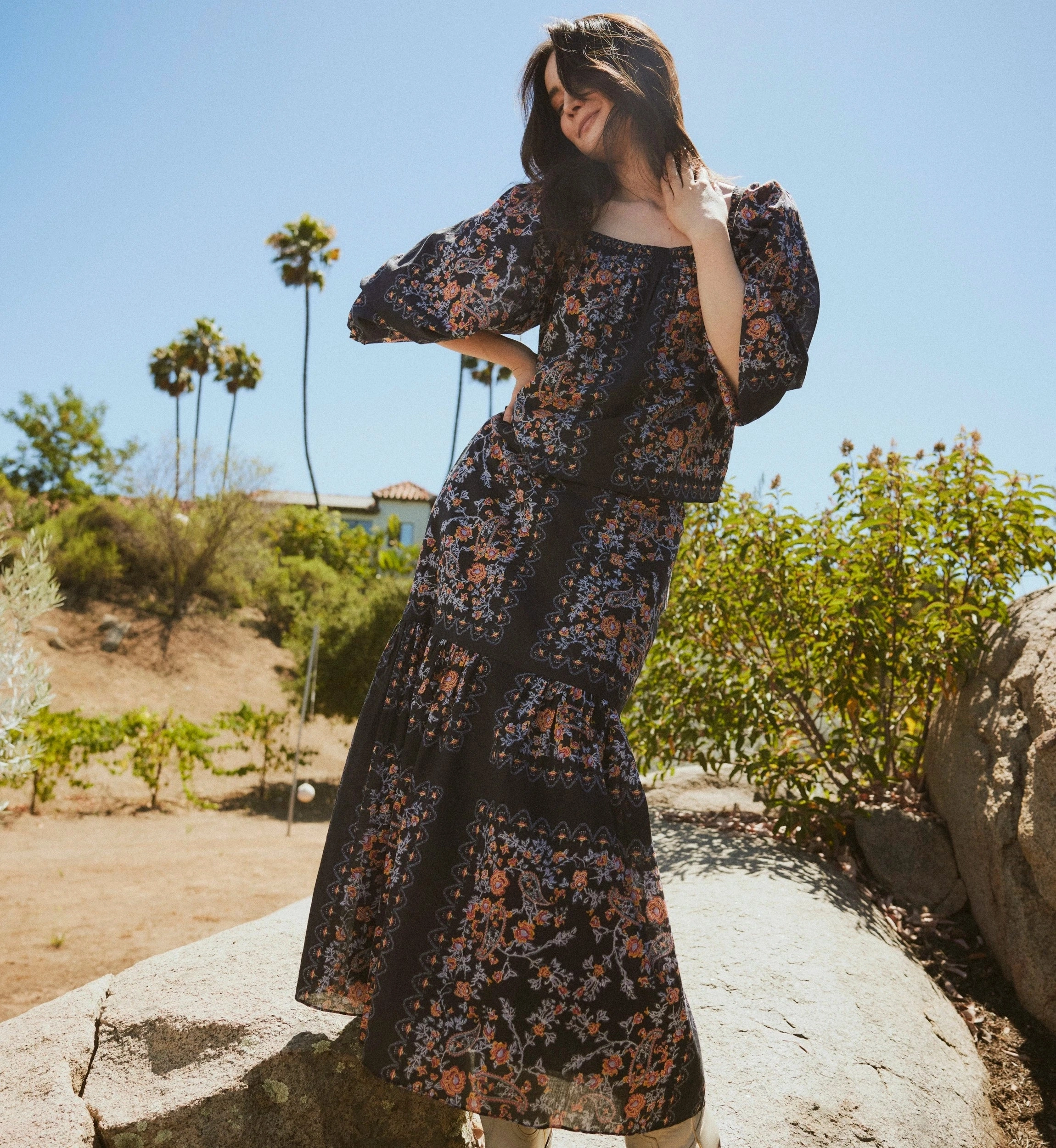 Relaxed Look Lucille Blouse | Dark La Ramos