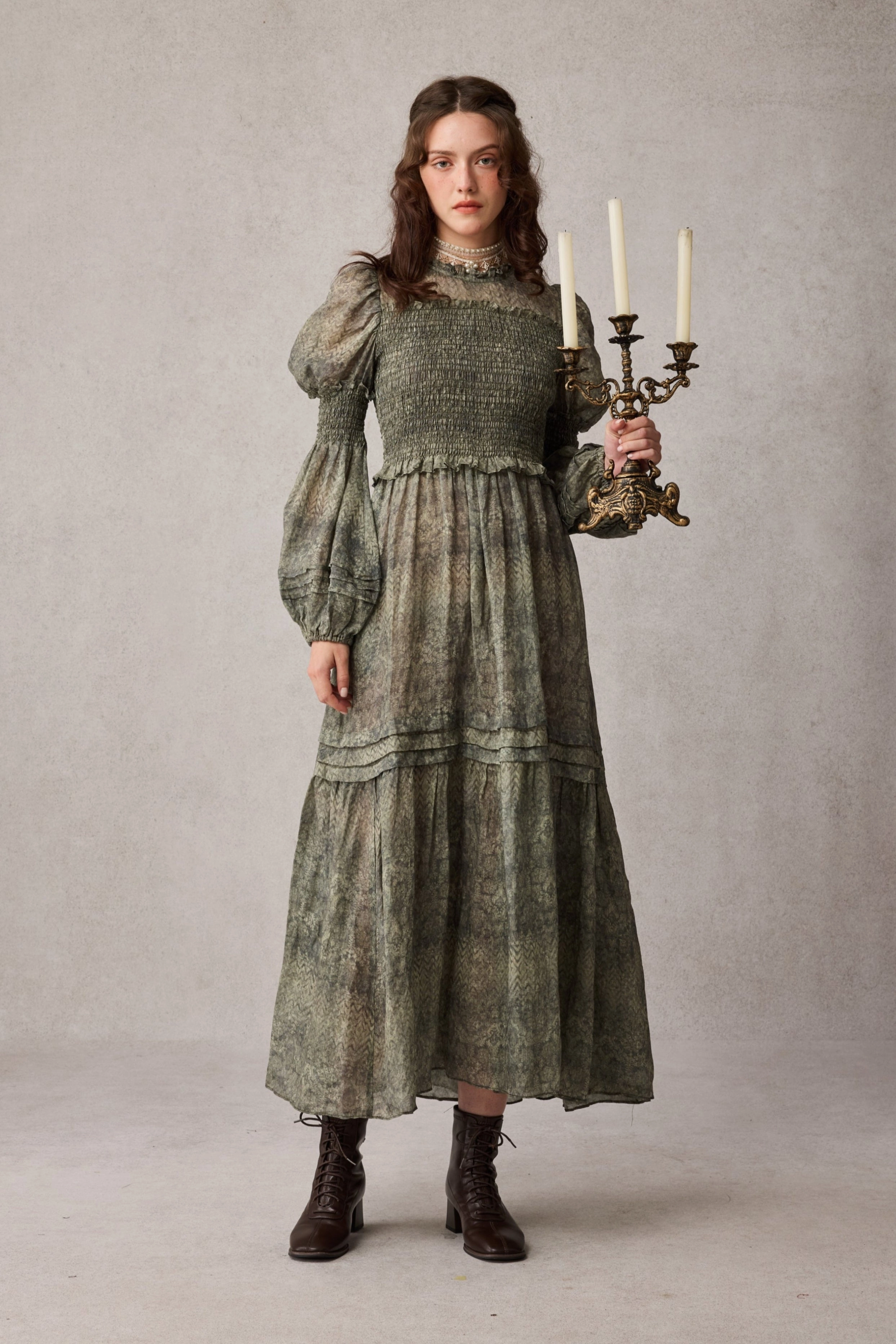 Perfect Design AllDayComfort Jane 33 |Edward Smocking Linen Dress Chemise