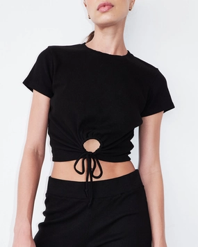 Tencel Rib Tie Top Performance Ready Tencel Rib Tie Top AntiPill Surface Hot Weather