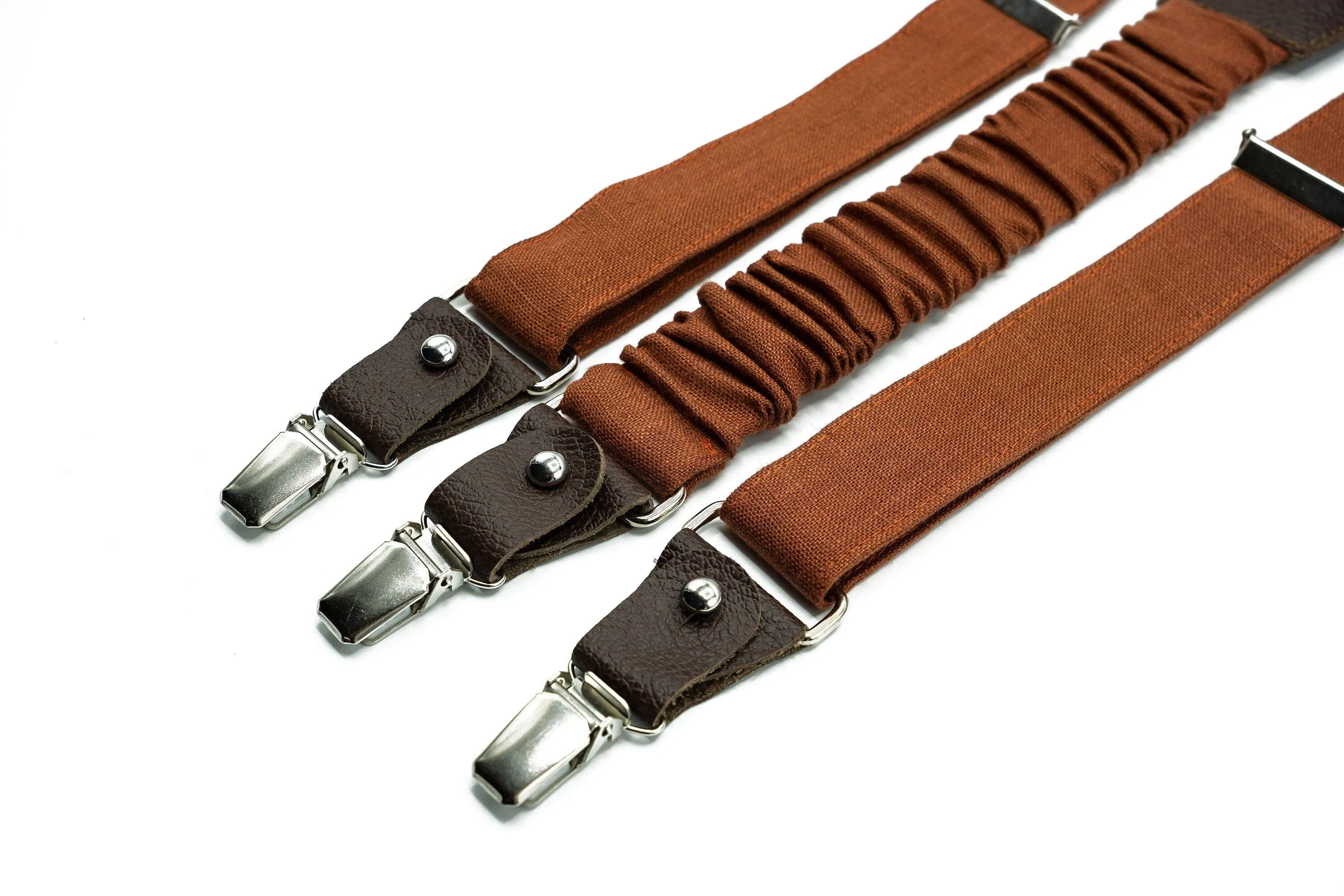 Terracotta Linen Bow Tie - Handmade and Customizable for Men and Boys - Ideal Groomsmen's Gift - Perfect for Weddings