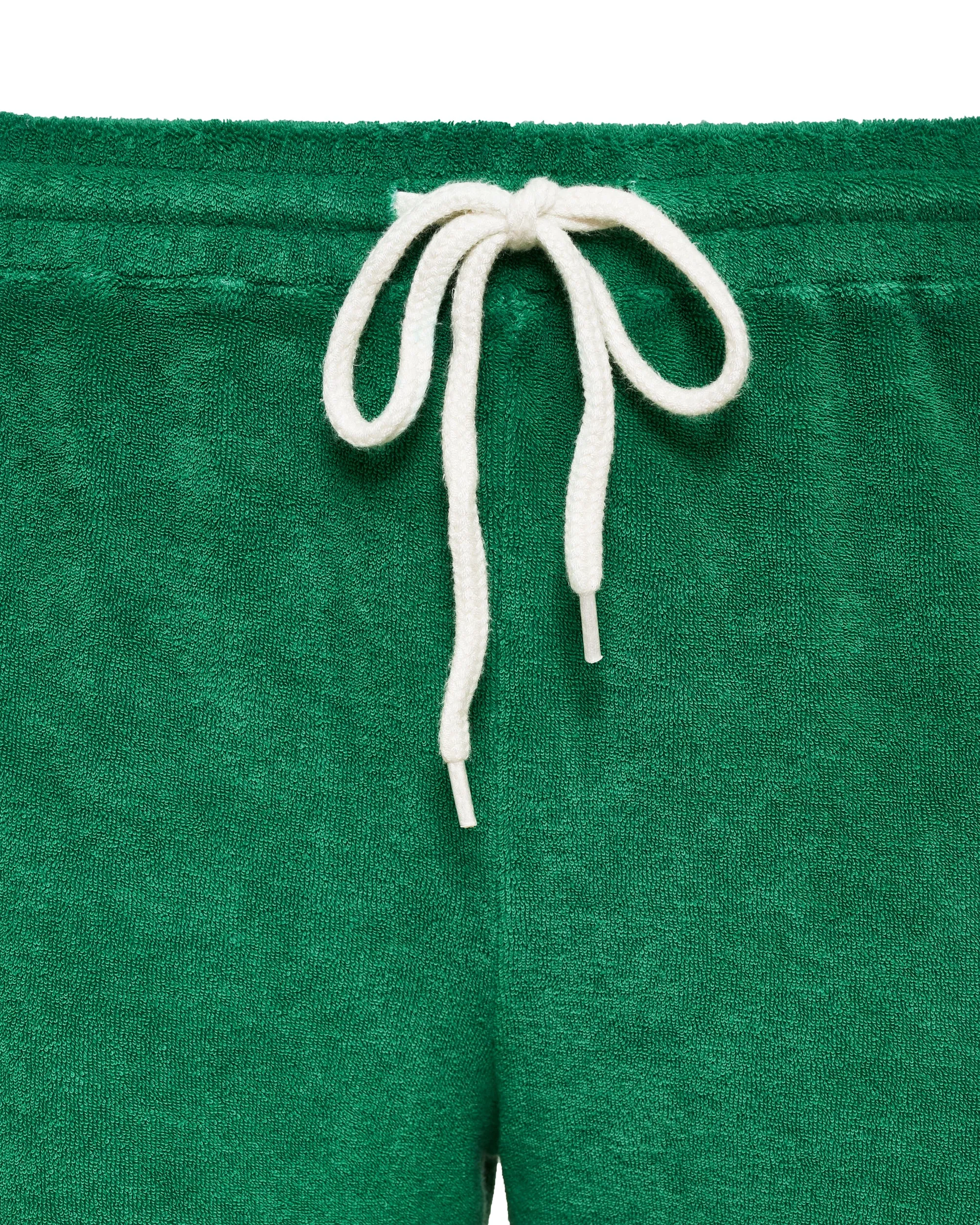 Terry Cloth Crop Pant Eco Dye Process TaglessComfort