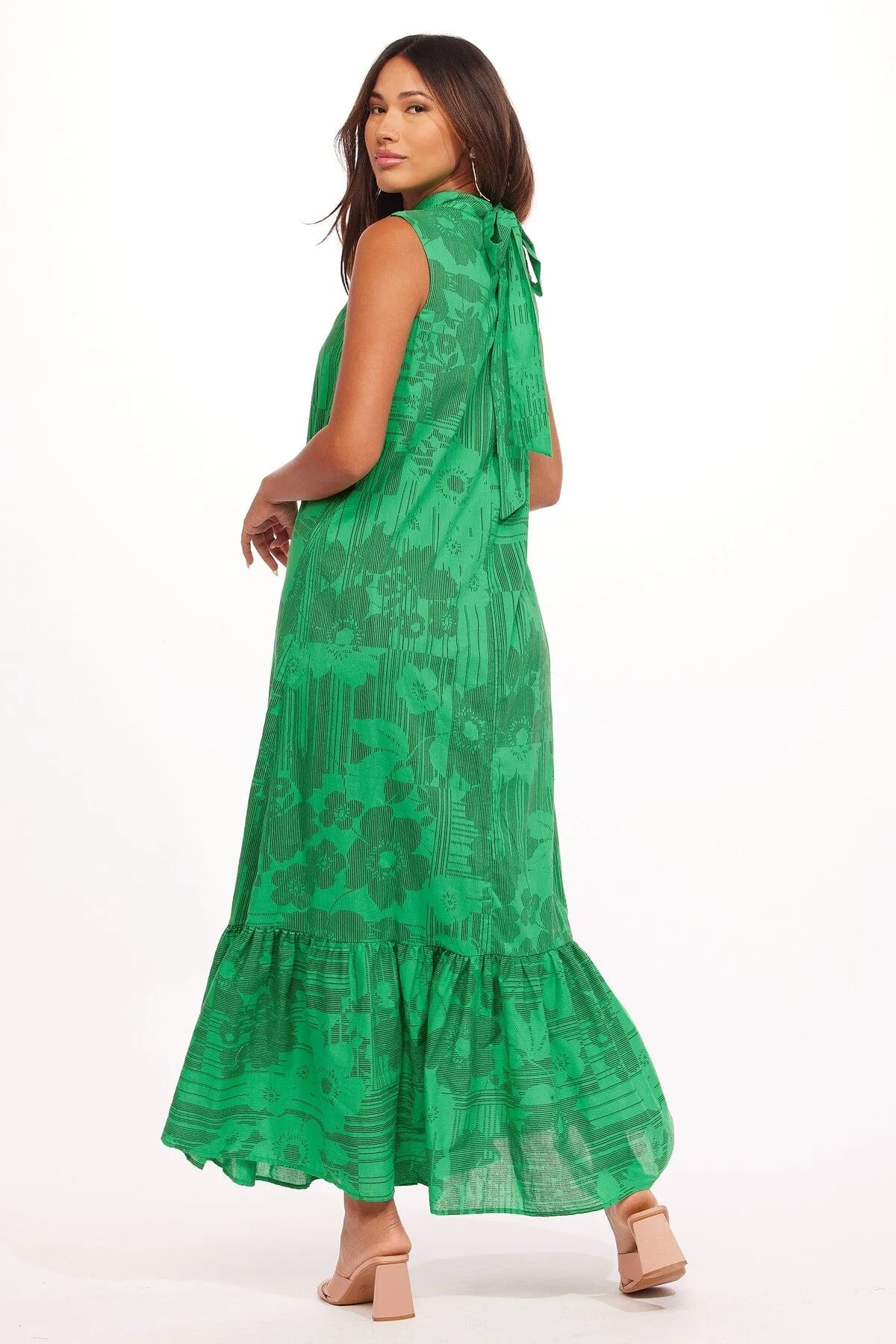Terry Dress - Evergreen Angelica Color Soft