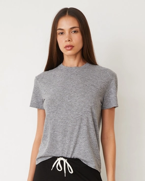 Textured Tri-Blend Basic Crew Neck Tee OdorResistant Finish Textured Tri-Blend Basic Crew Neck Tee WrinkleResistantTextile UltraSoft Lining