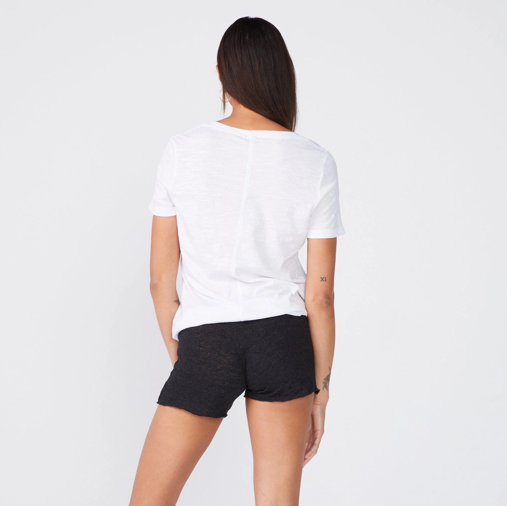 Durable Blend Relaxed Hoodie Textured Tri-Blend Relaxed Crew Neck Tee