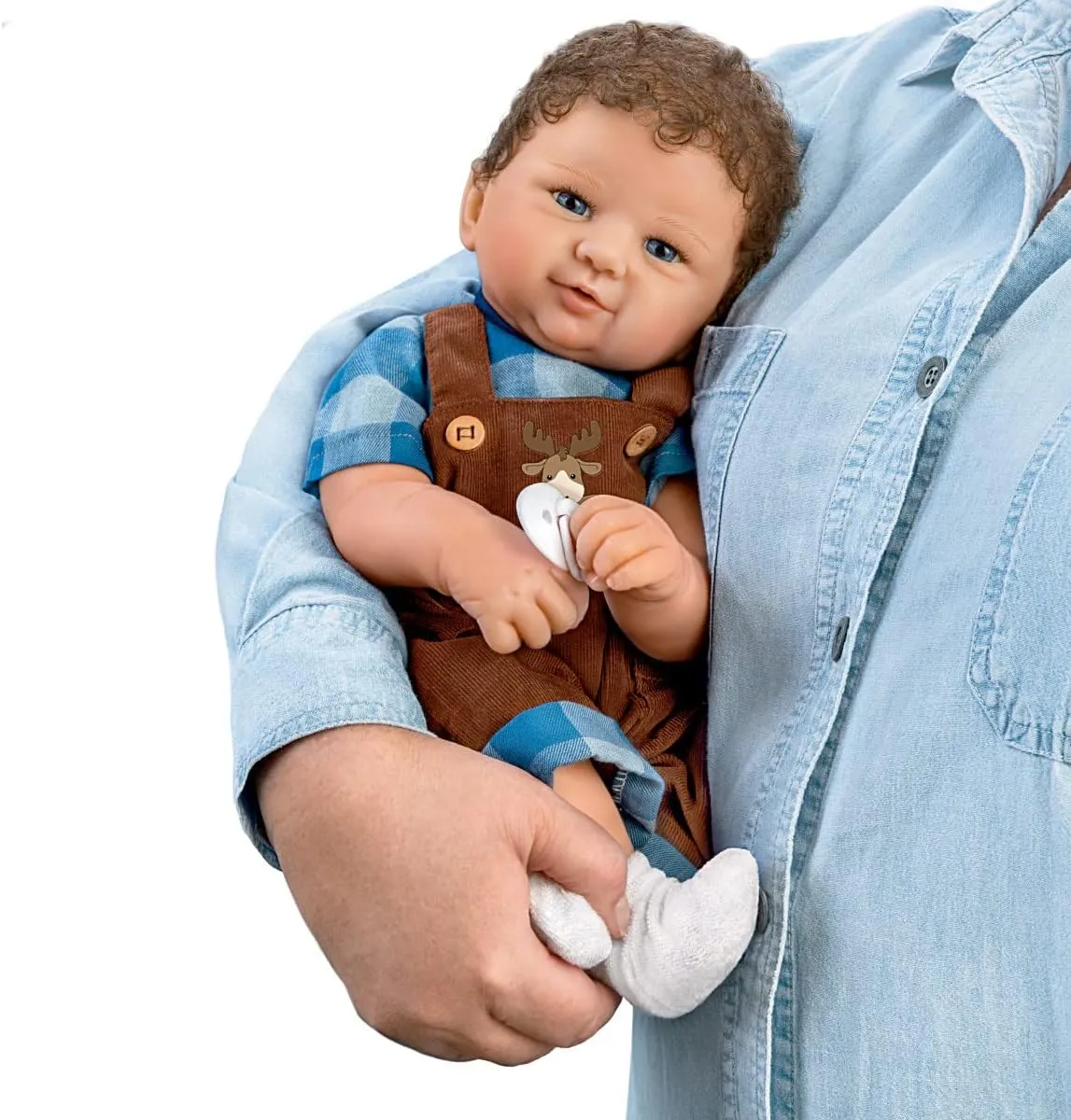 The Ashton-Drake Galleries Adventure Awaits Authentic Silicone Realistic Baby Boy Doll by Sandy Faber