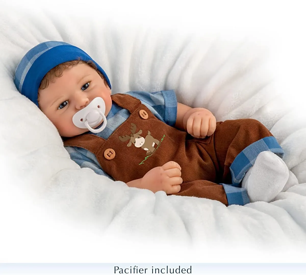 The Ashton-Drake Galleries Adventure Awaits Authentic Silicone Realistic Baby Boy Doll by Sandy Faber