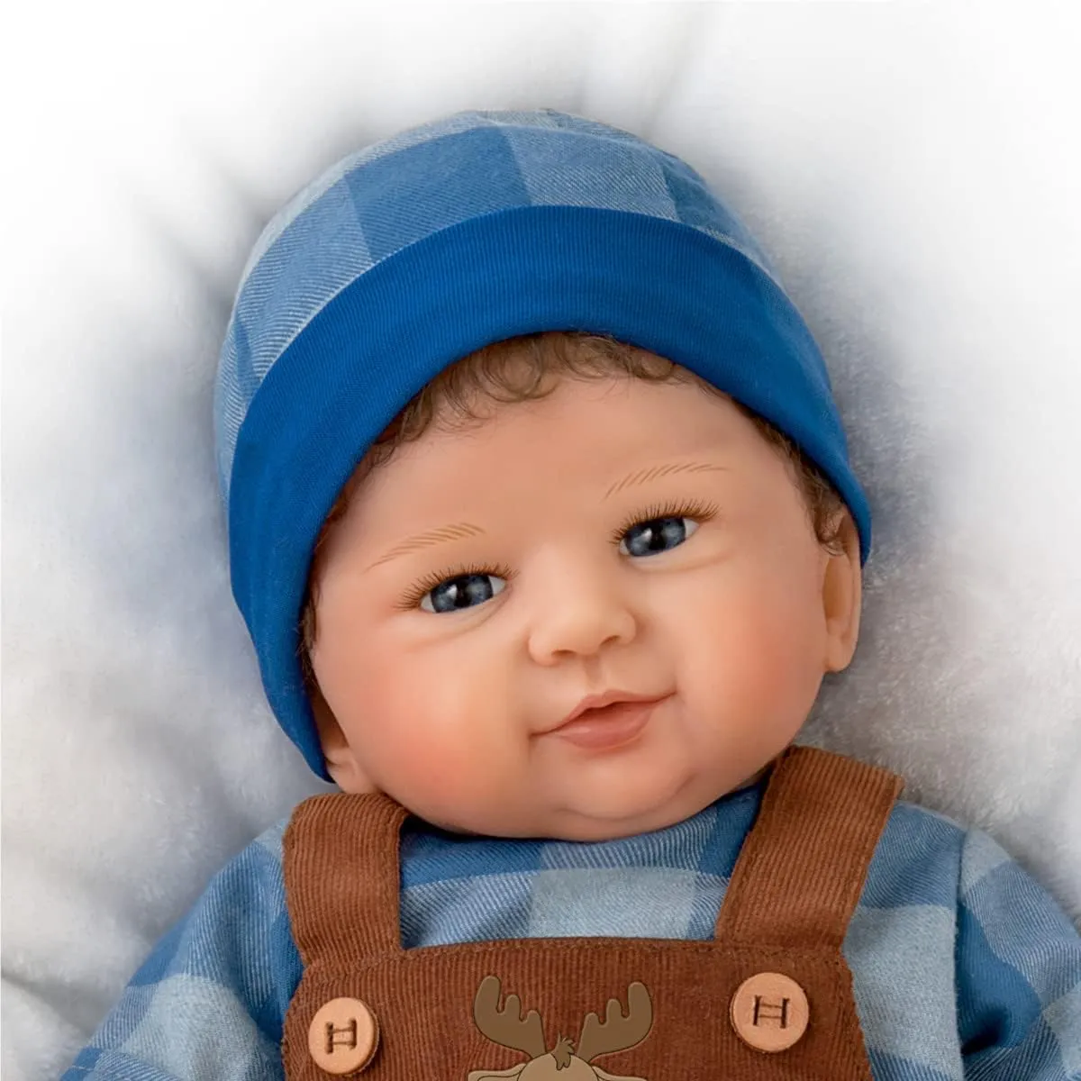The Ashton-Drake Galleries Adventure Awaits Authentic Silicone Realistic Baby Boy Doll by Sandy Faber