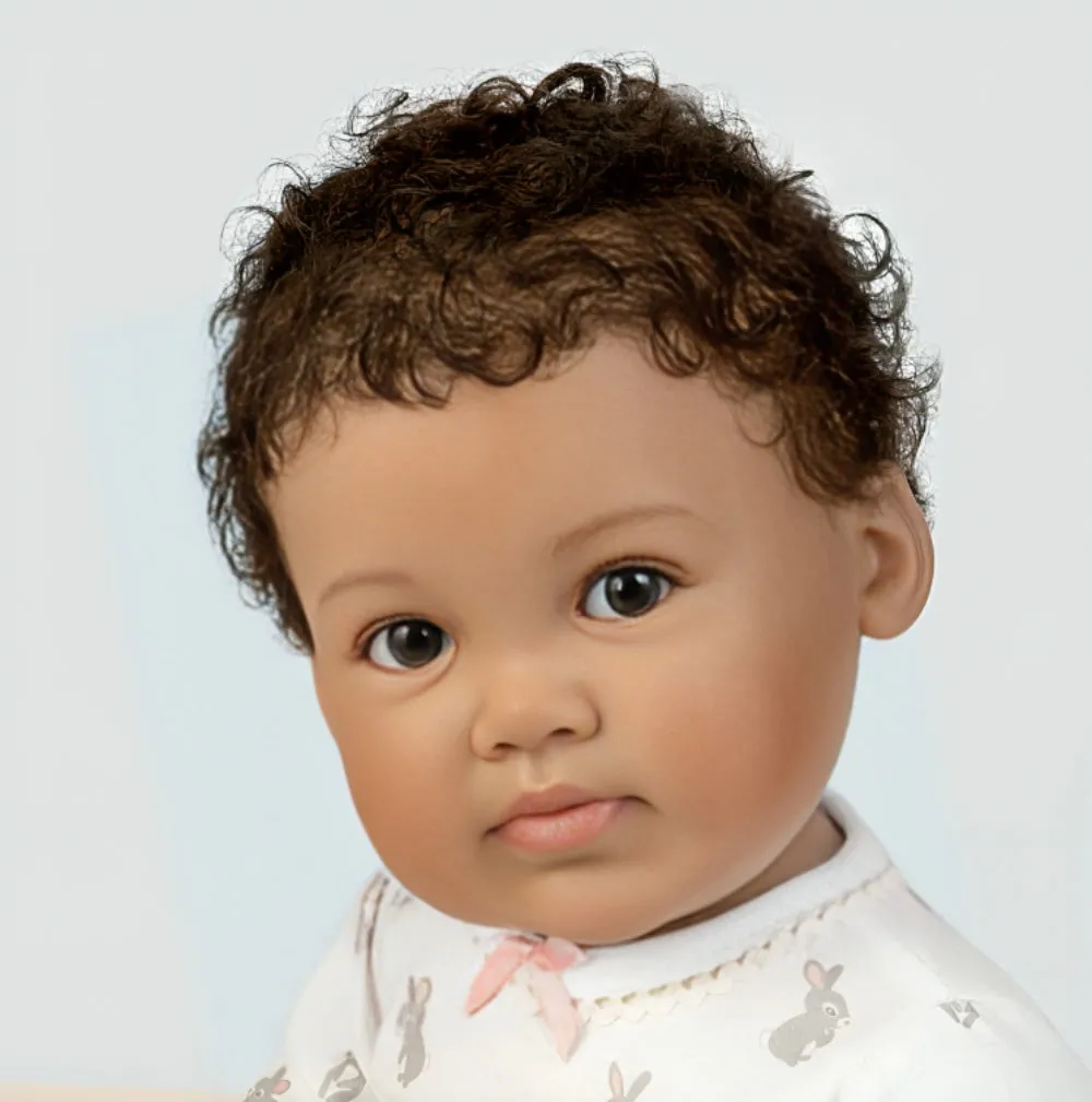 The Ashton-Drake Galleries Such A Doll Photo Contest Collection Issue #8: 'Paris' Baby Doll Handcrafted Lifelike with RealTouch® Vinyl and Hand-Rooted Hair by Ping Lau 20-Inches