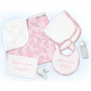 The Ashton-Drake Galleries Welcome Home Baby Doll Accessory Set with Drawstring Storage Bag