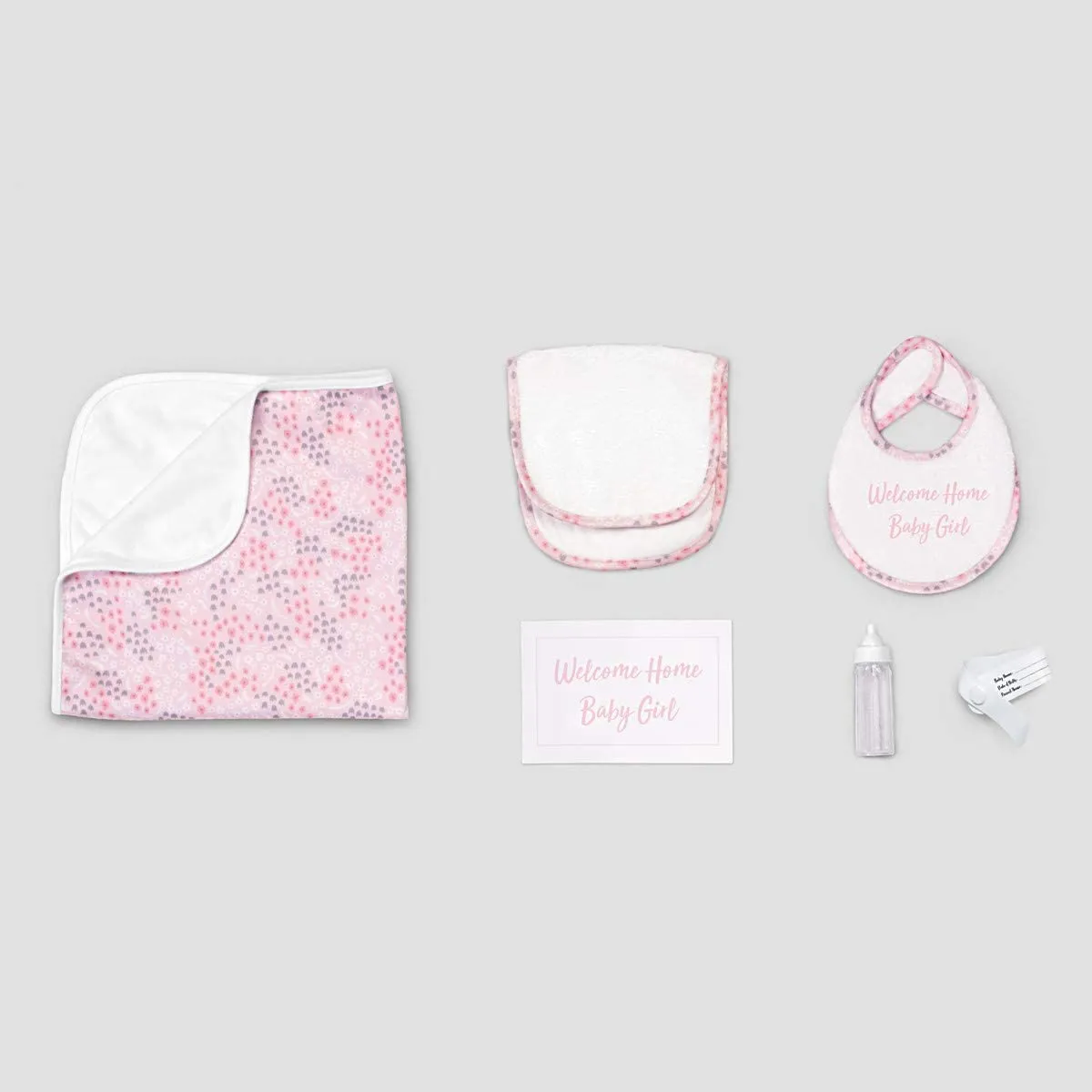 The Ashton-Drake Galleries Welcome Home Baby Doll Accessory Set with Drawstring Storage Bag