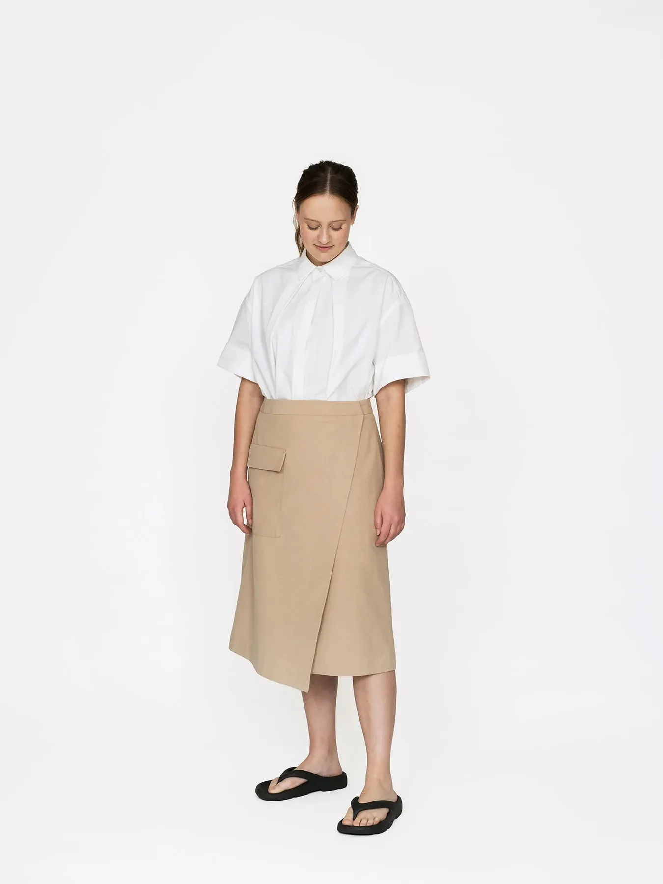 THE ASSEMBLY LINE • Asymmetric Skirt Sewing Pattern (XS - L)