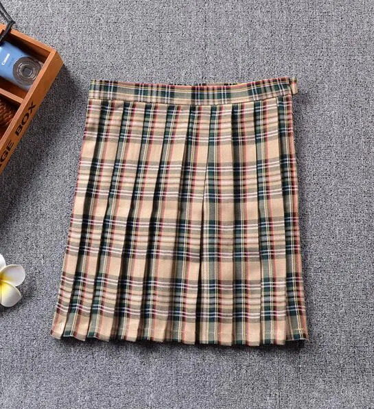 The pleated Female Skirts