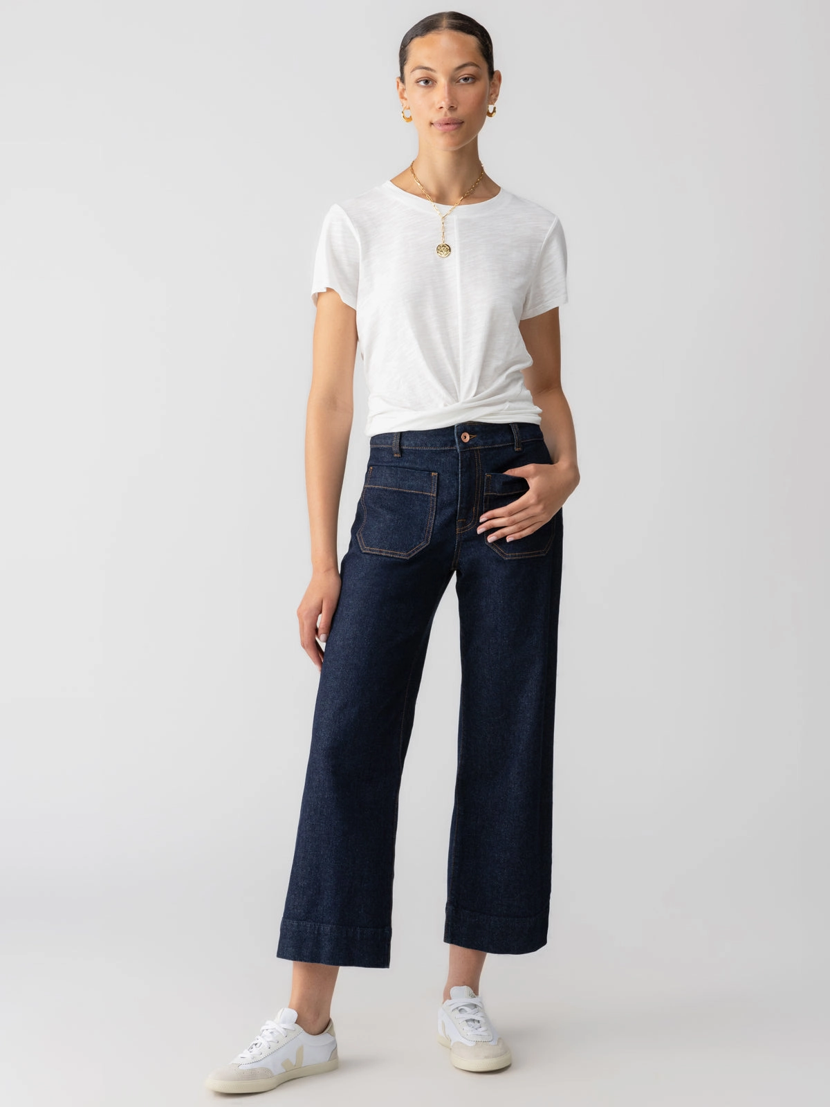 Quick Dry Fit Comfortable Leg The Marine Standard Rise Denim Pant Magnetic