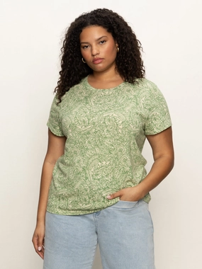 The Perfect Tee Mosaic Extended Sizing Everyday Street The Perfect Tee Mosaic Extended Sizing Soft touch finish
