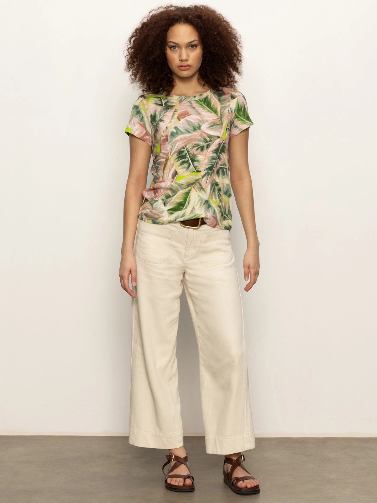 The Perfect Tee Palm Vibrant Prints Unisex