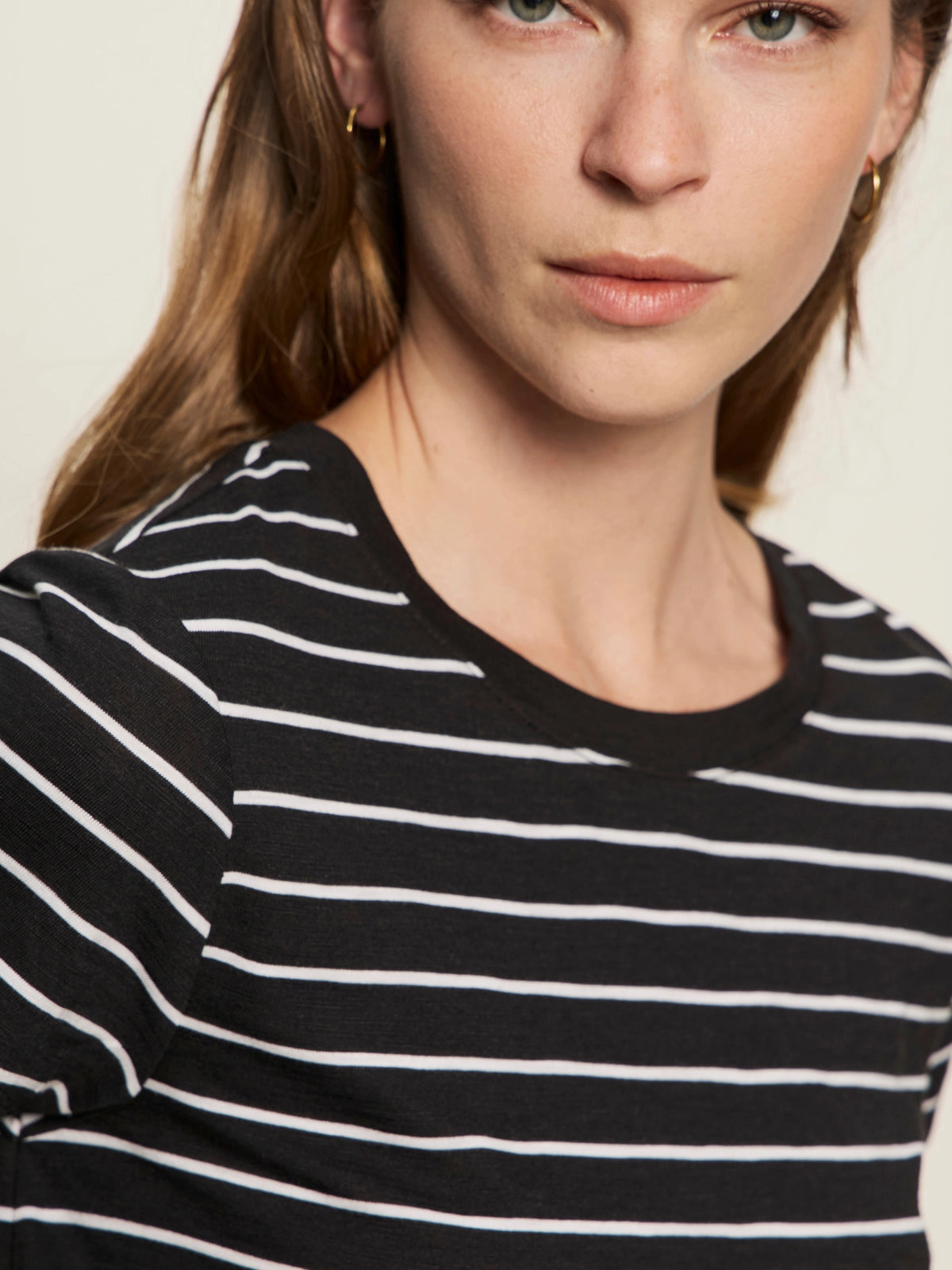 Light Style The Perfect Tee White/Black Stripe