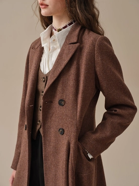 The Roman Holiday 17 | 100% wool classic coat Casual Fit Built-In-Slip The Roman Holiday 17 | 100% wool classic coat