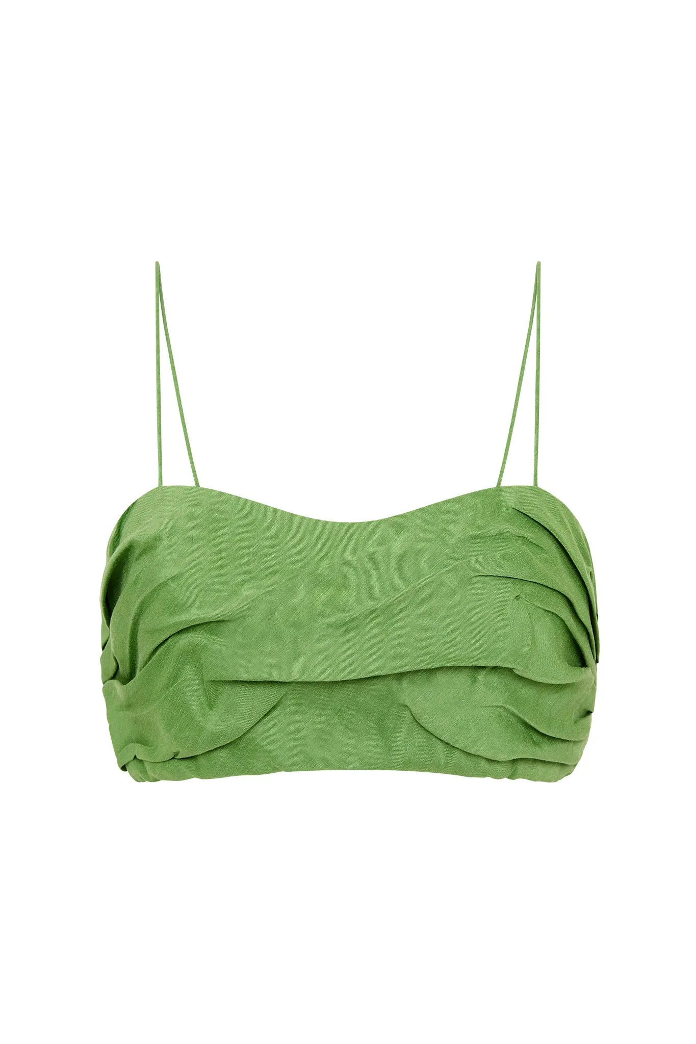 Thea Draped Twist Crop Top