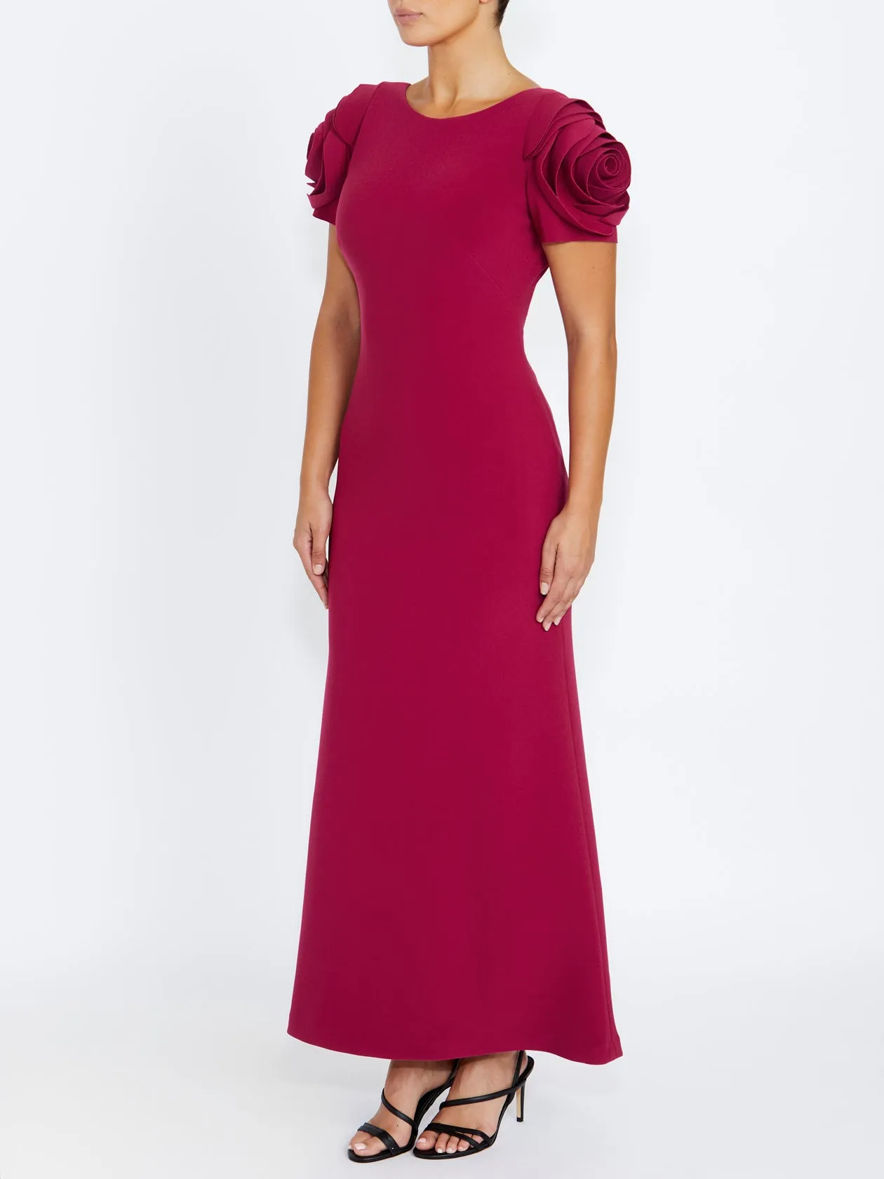 Slimming Shape Shine Soft Thea Ruby Gown
