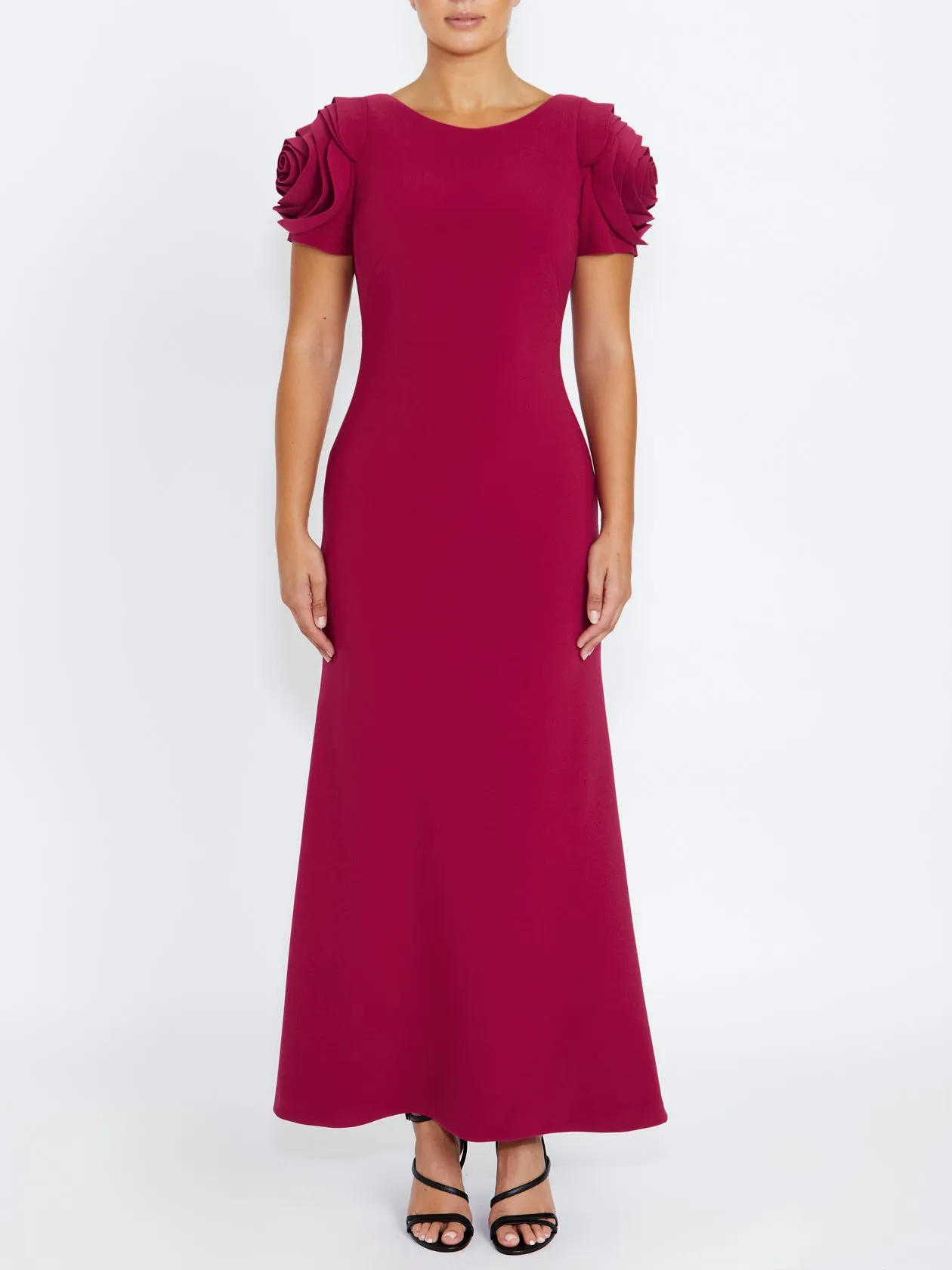Subtle Finish Thea Ruby Gown