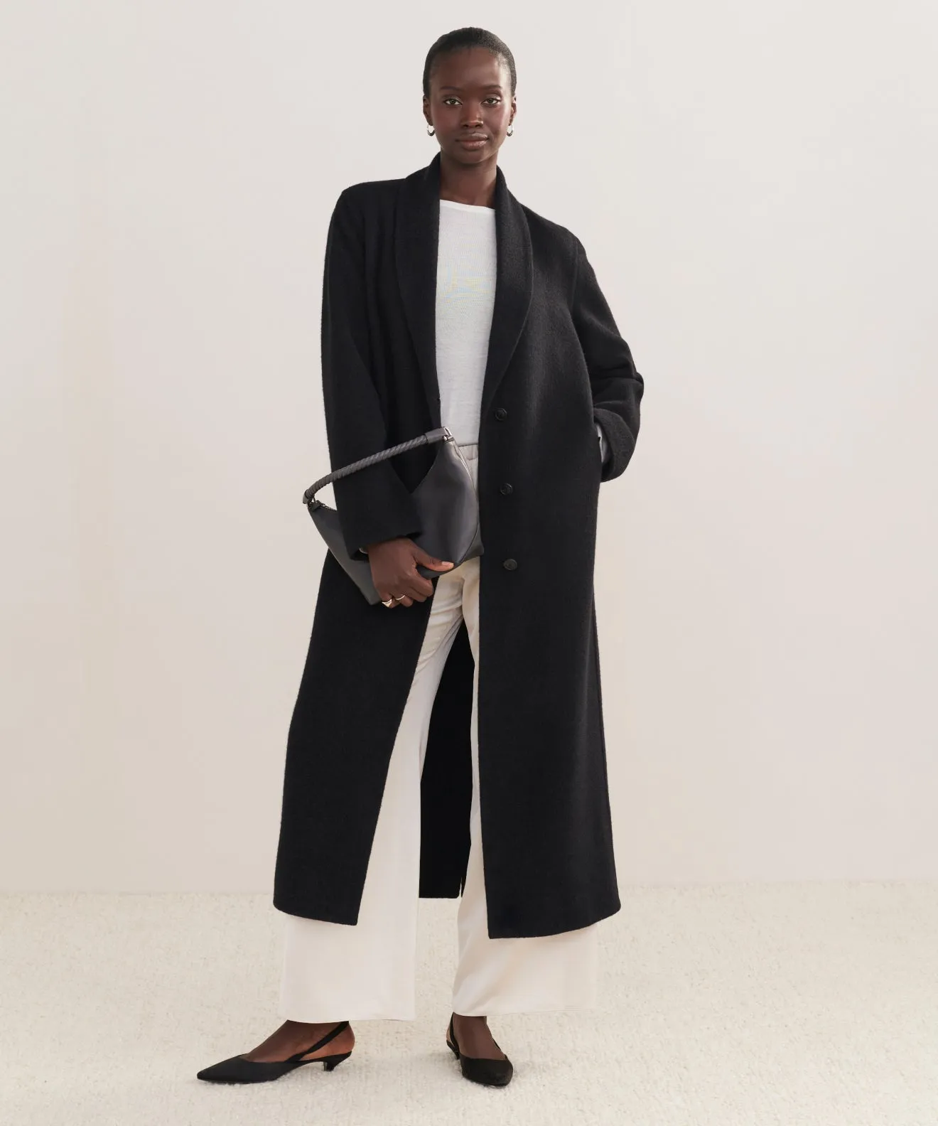 Theodore Coat Lightweight Polyester Blend