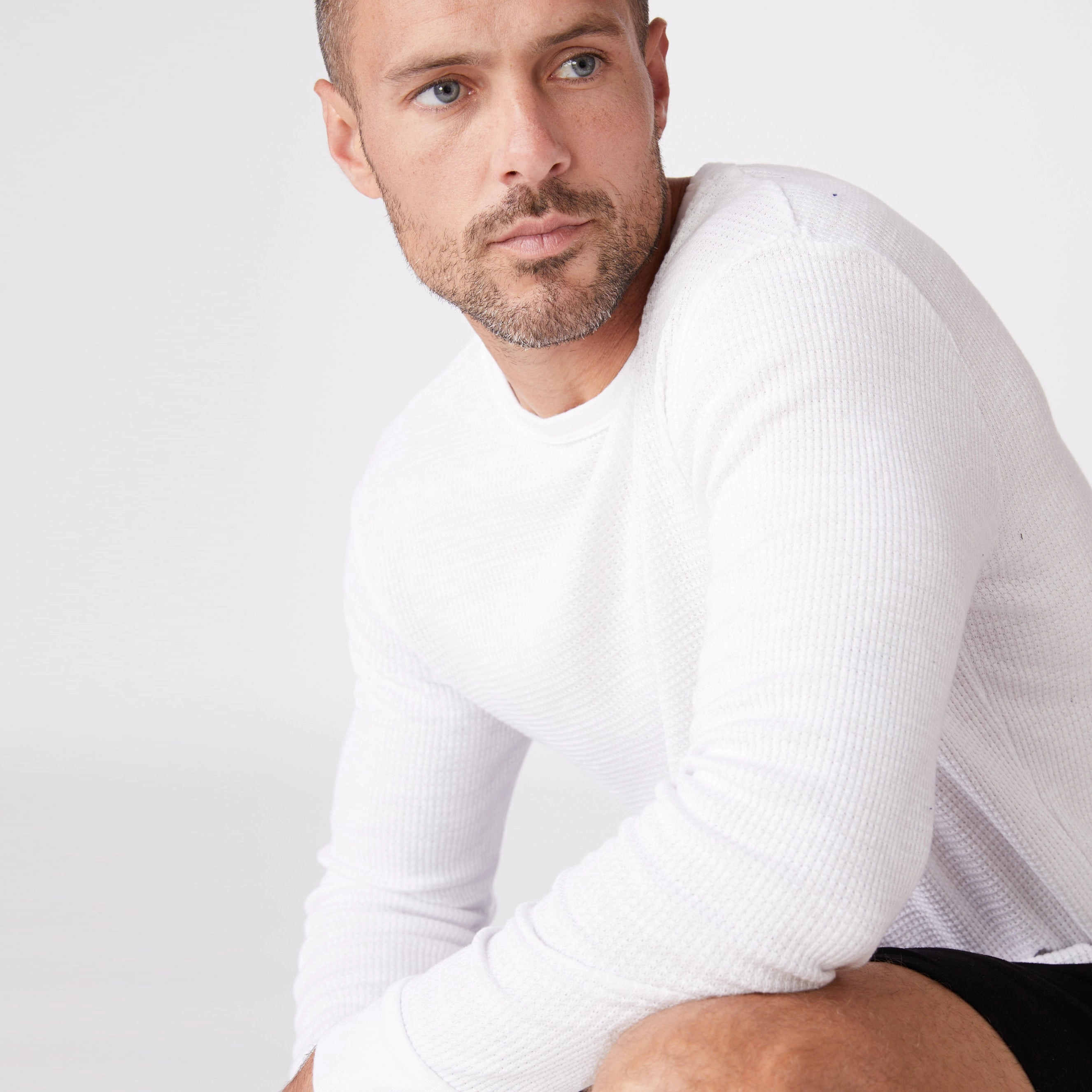 Fitted Shirt OdorResistant Technology Thermal Long Sleeve Crew