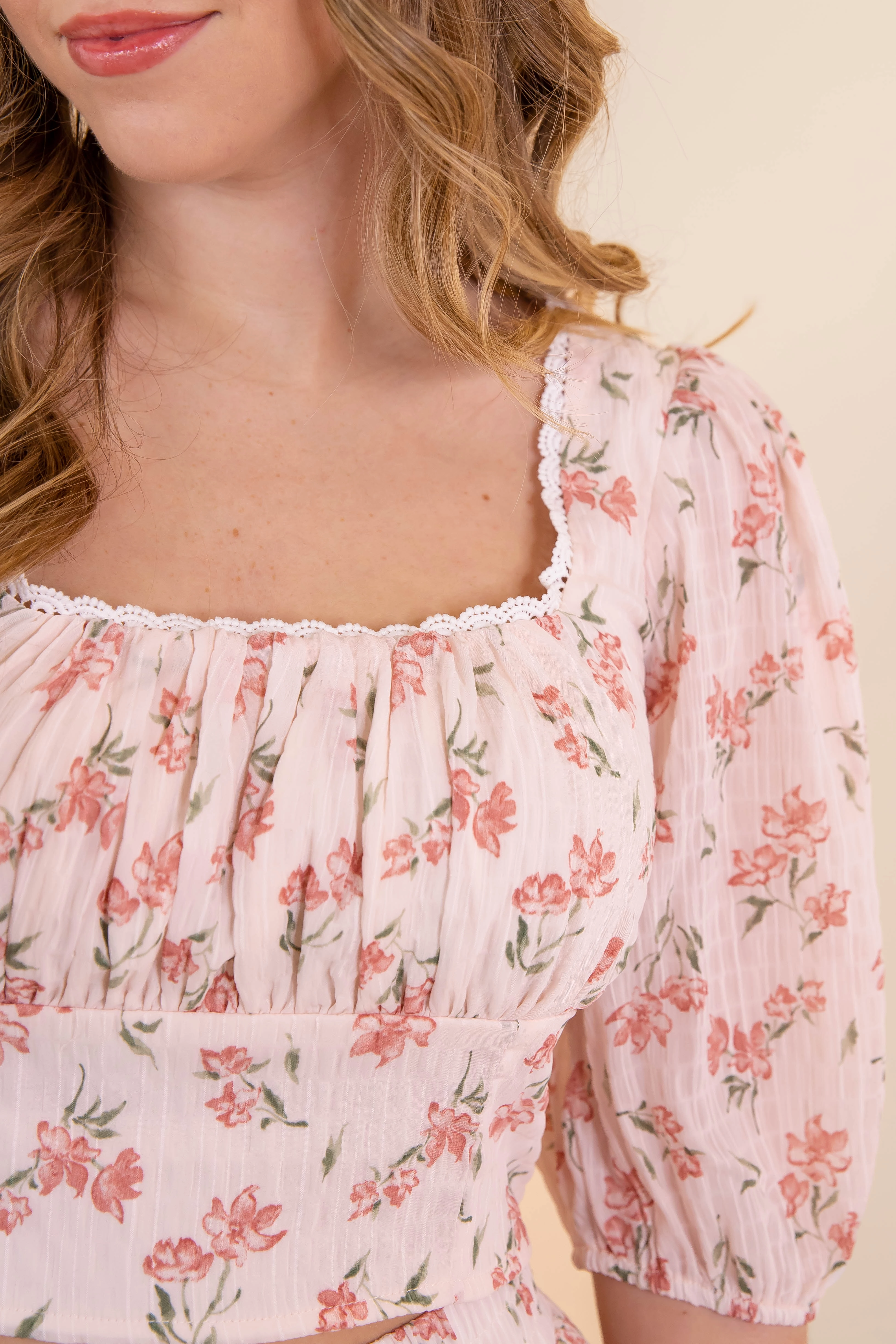 Durable Blend Think It Through Crop Top