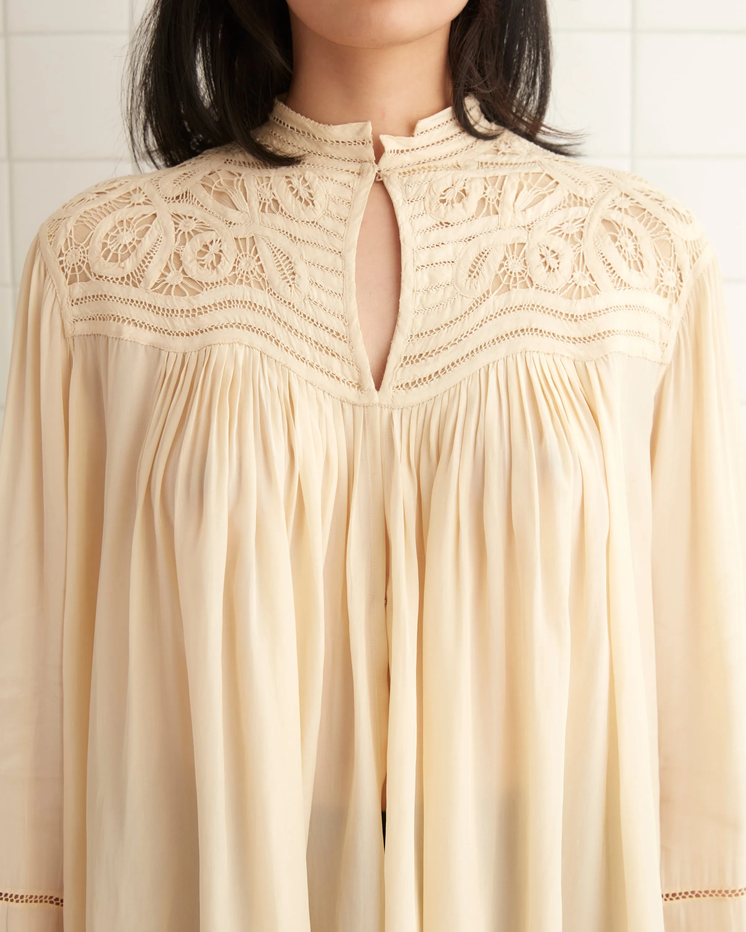 Threadwork Tippet Blouse