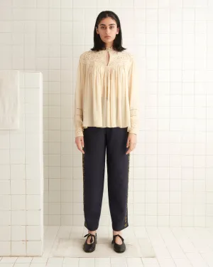 Threadwork Tippet Blouse