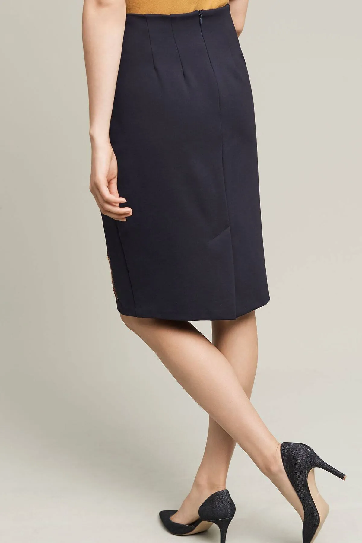 Non Slip Waist Western Pencil Skirt