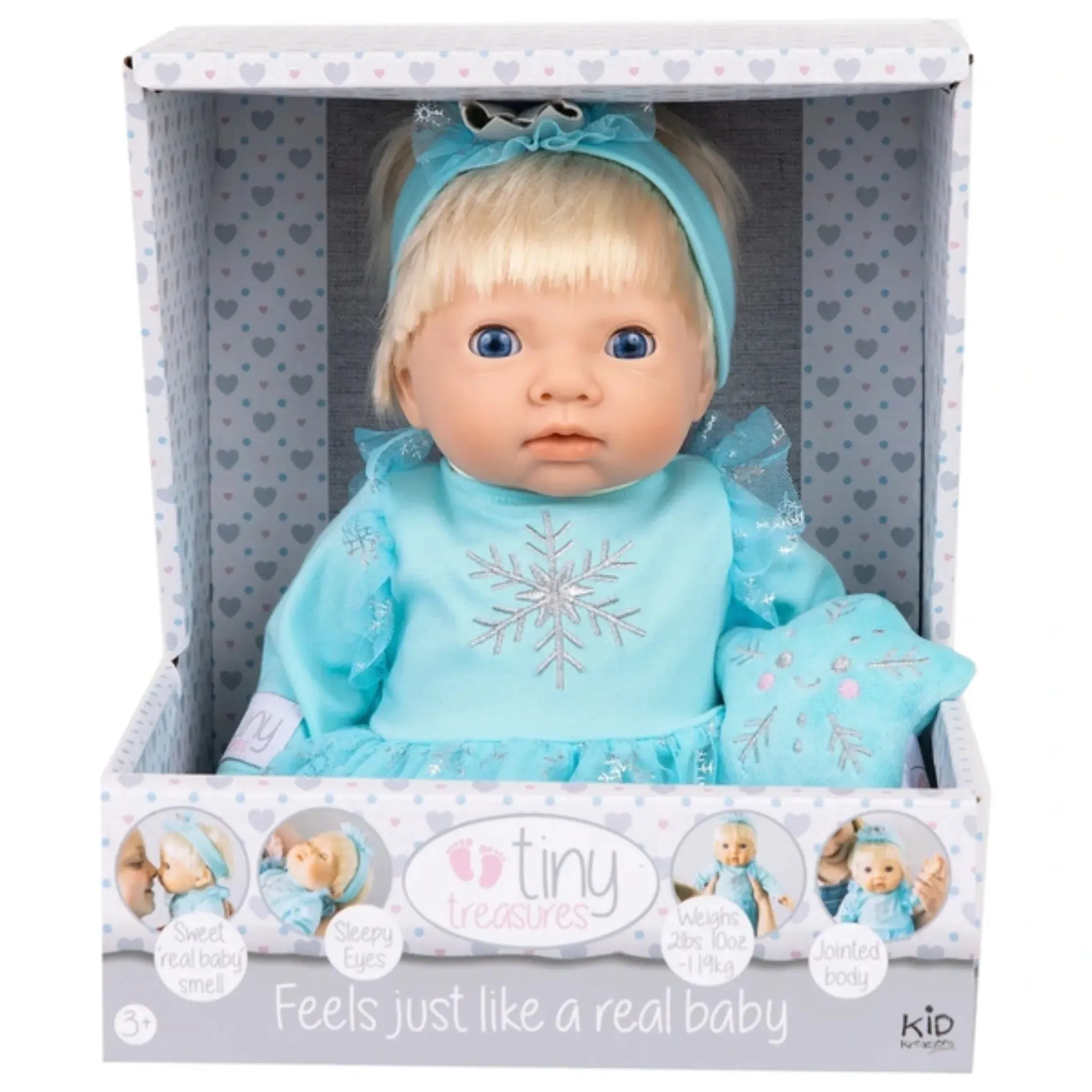 Tiny Treasures Doll Snowflake Baby Care Set