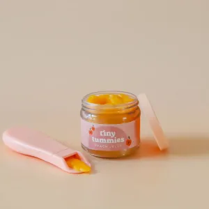 Tiny Tummies Peach Jelly Jar and Spoon