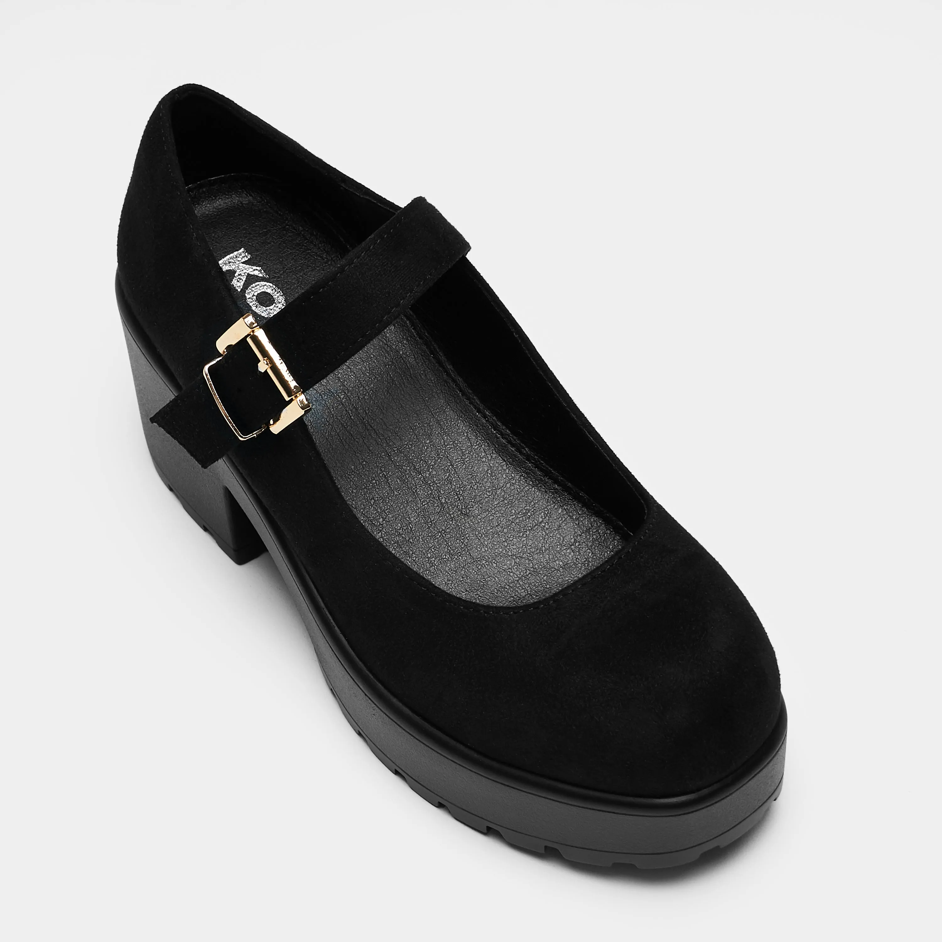 TIRA Black Mary Jane Shoes 'Suede Edition'