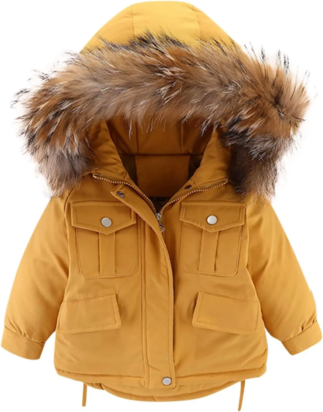 Toddler Girls Boys Winter Thick Warm Hooded Puffer Down Jacket Coat Paraks Jumpsuit Two Piece Snowsuit Ski Pants Set