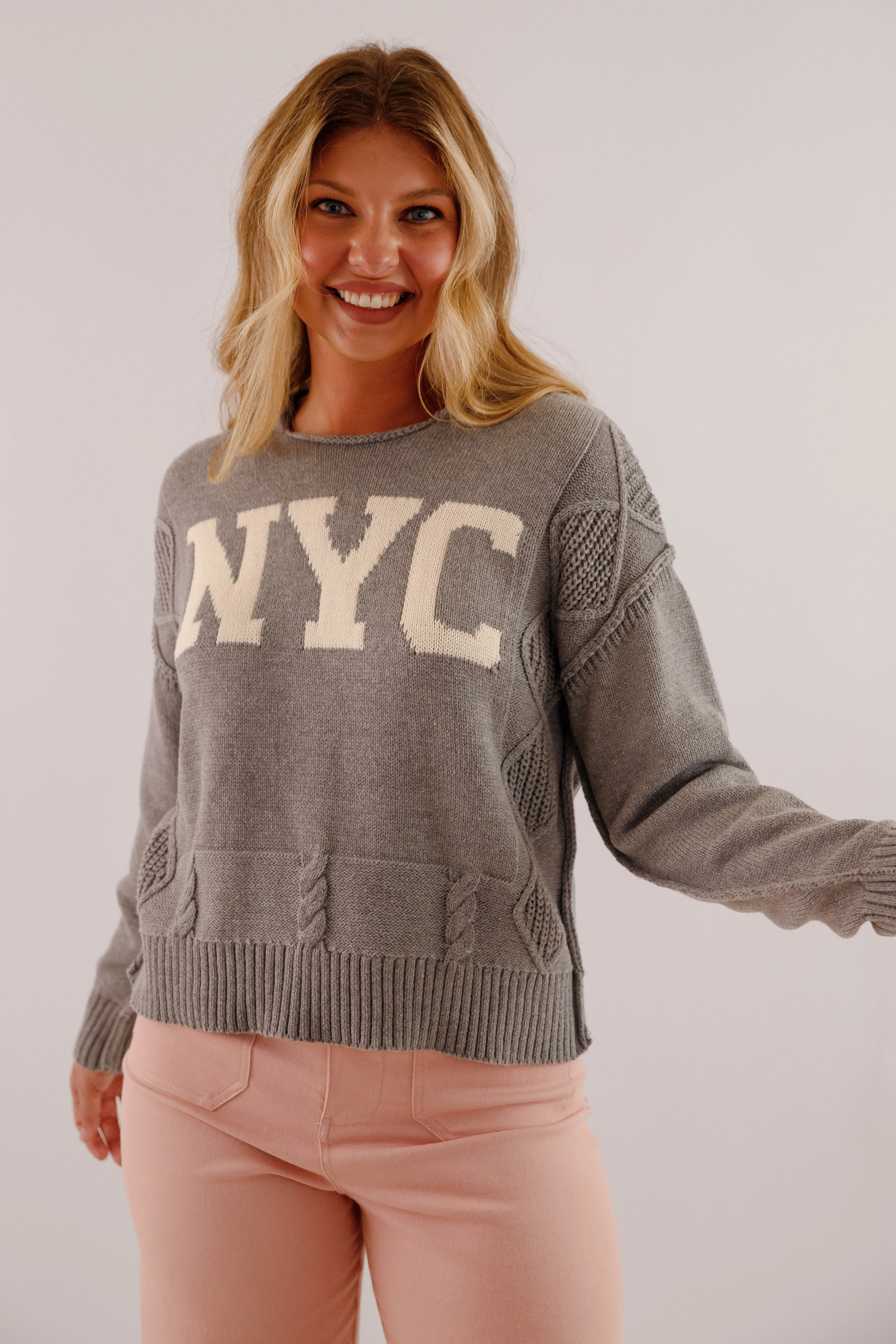 New Romance In The City Sweater-NYC AntiOdorTreatment