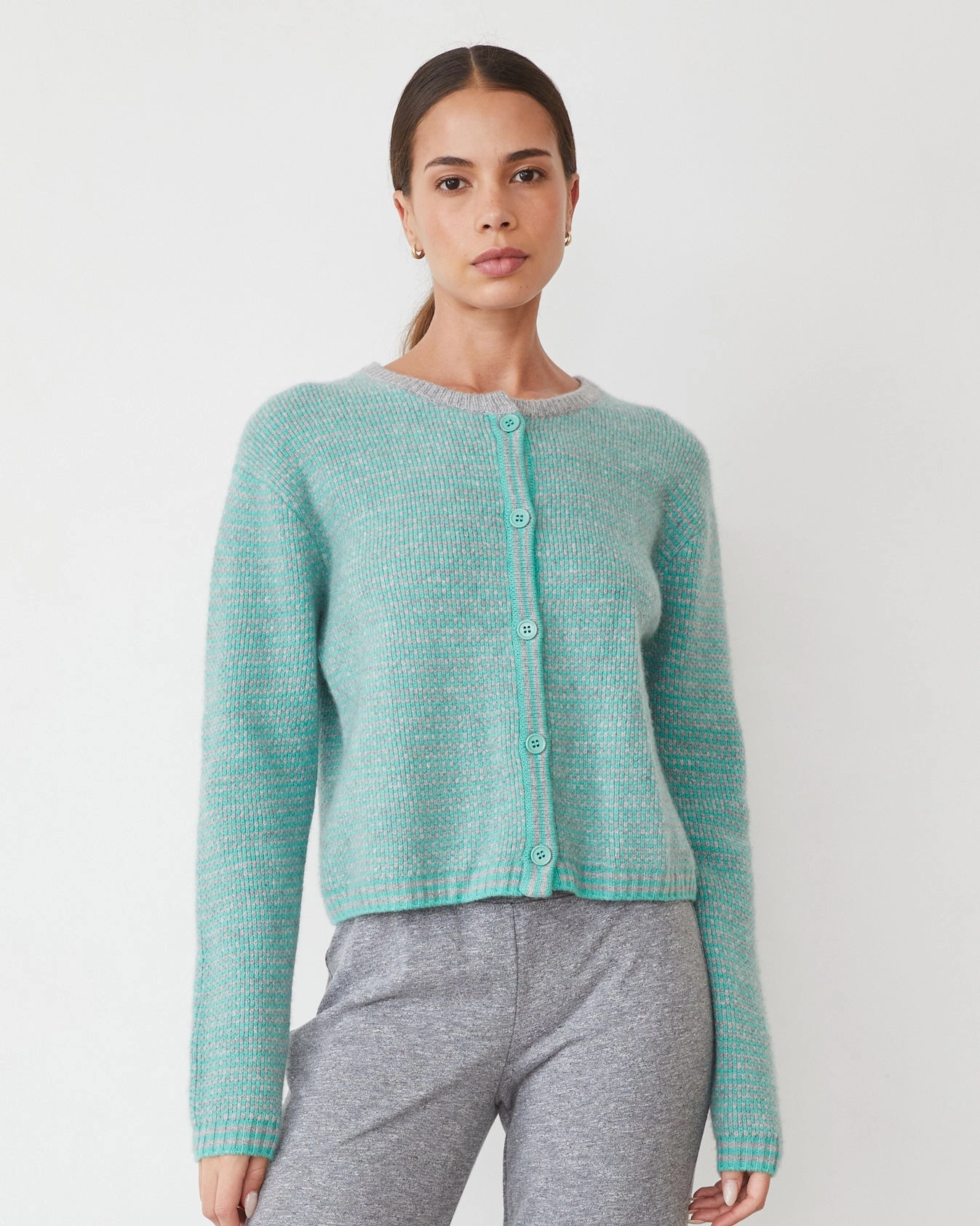 Lightweight Layering Option Cashmere Cardigan