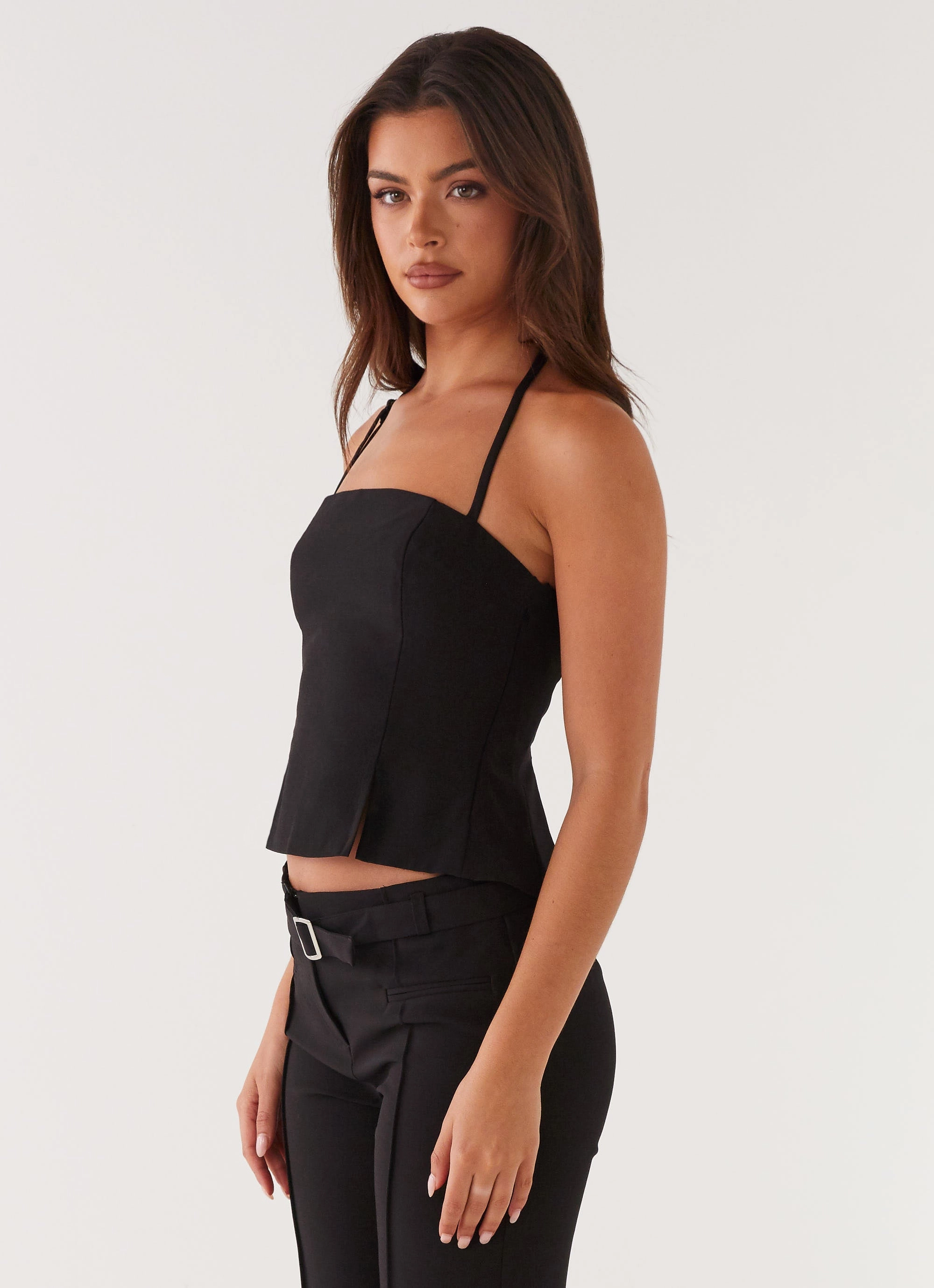 Dawny Top - Black Non Restrictive Armhole Cut