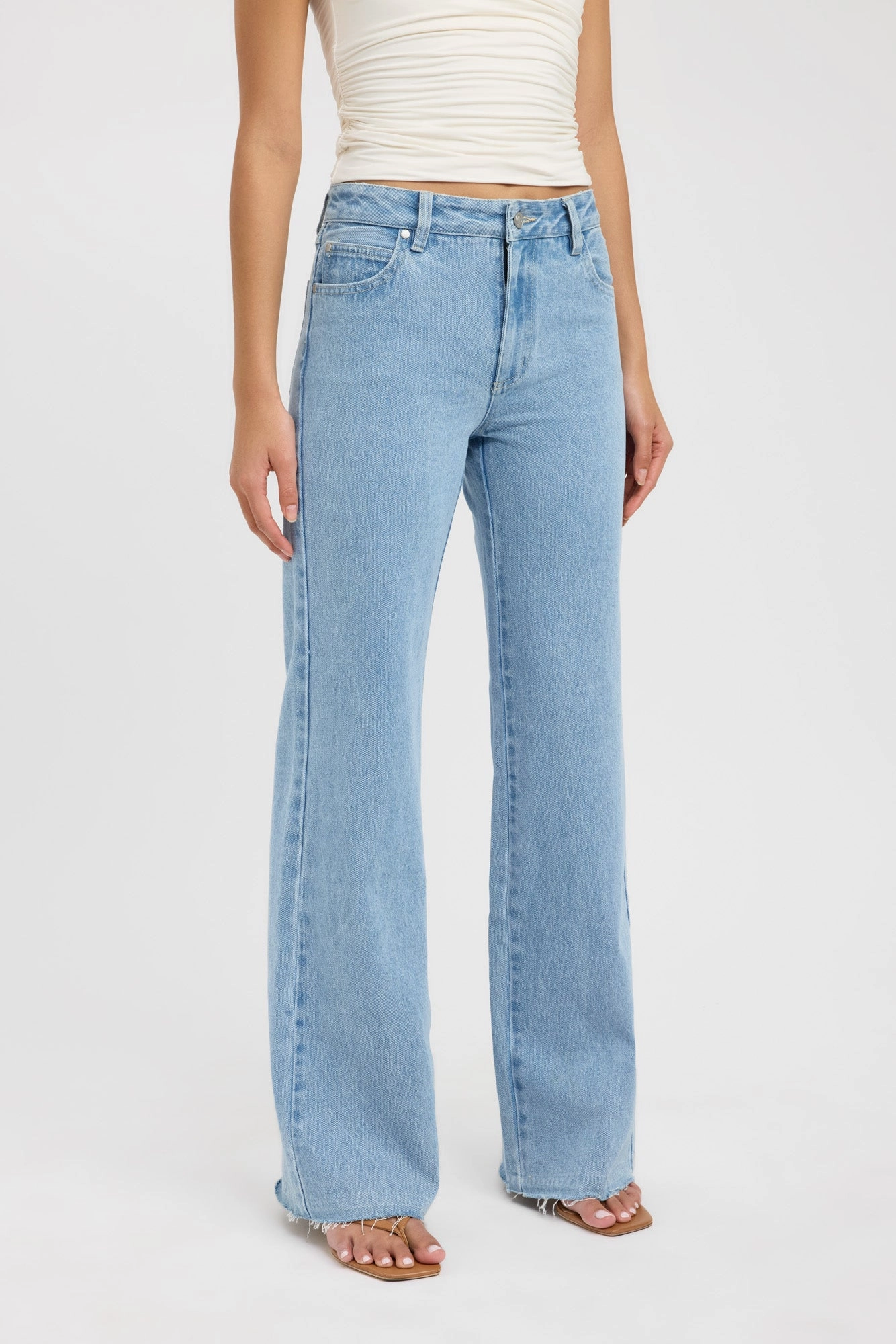 Tony Mid-Rise Jeans Basic Style Wear Anytime