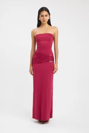 Torin Trim Maxi Dress Timeless Comfort Wear Calm Shine Easy Movement Torin Trim Maxi Dress