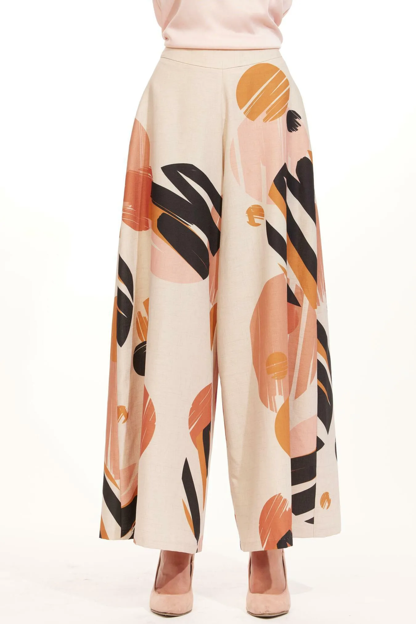 Move Easy Slim Wear Design Torrey Pant - Terracotta Dot