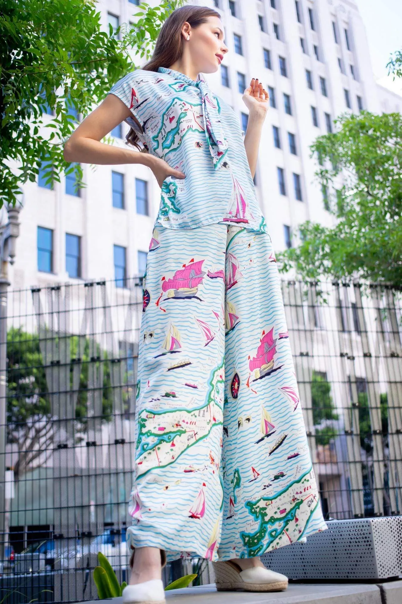 Torrey Pants - Sailboats Fit Flex