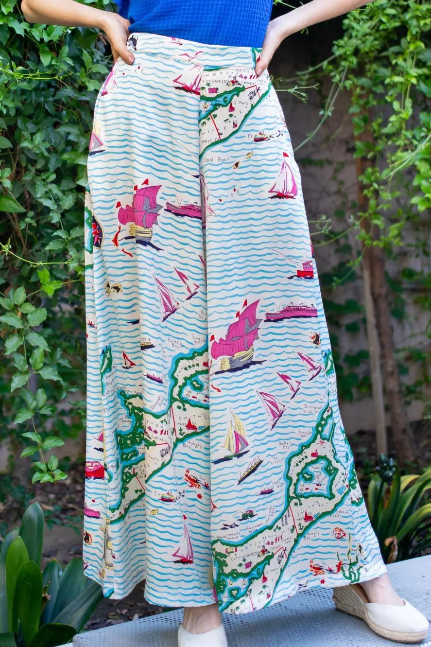 Daily Wear Wrinkle-Resistant Torrey Pants - Sailboats