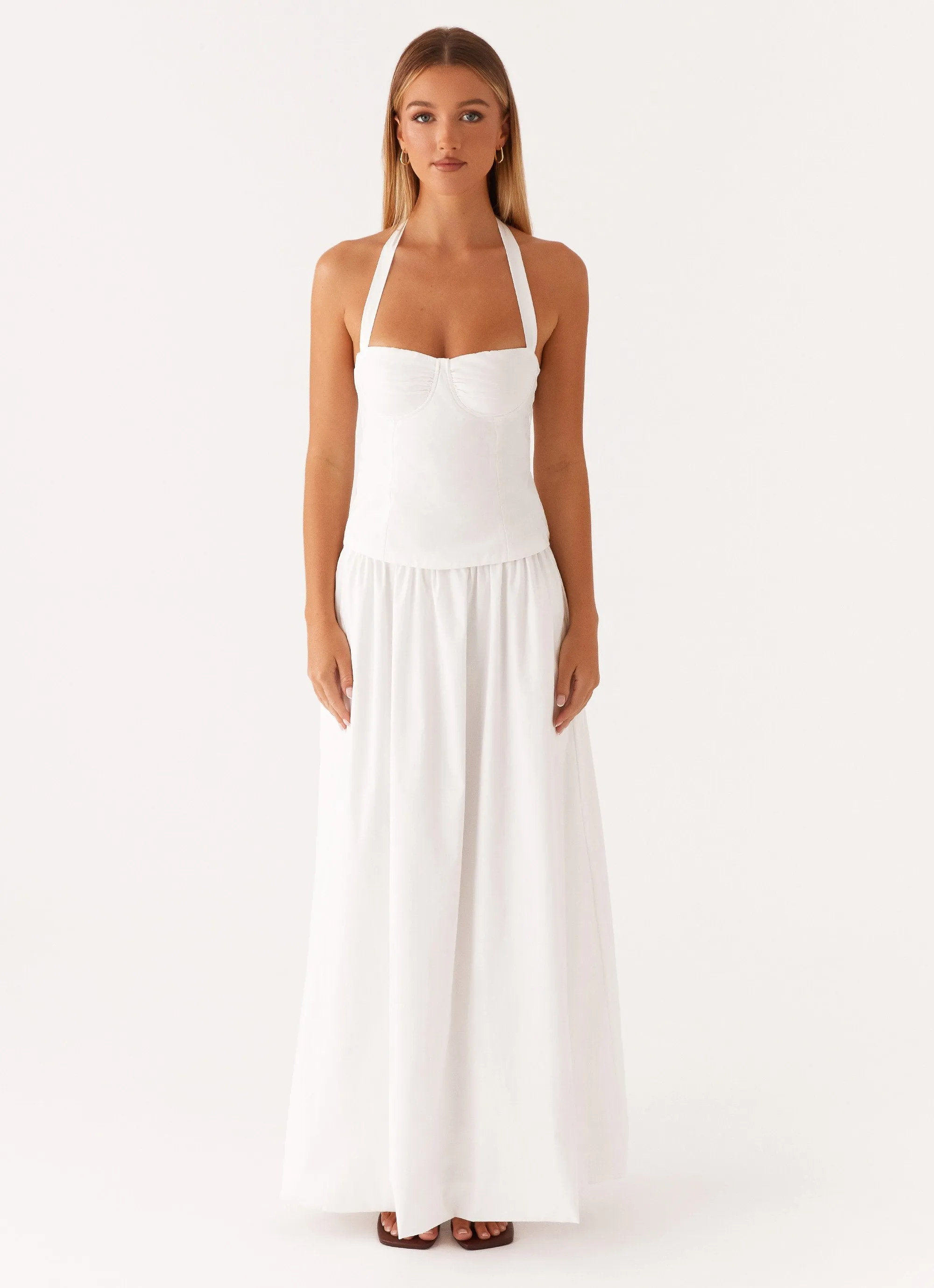 Weather Ready Cheryl Maxi Skirt - White