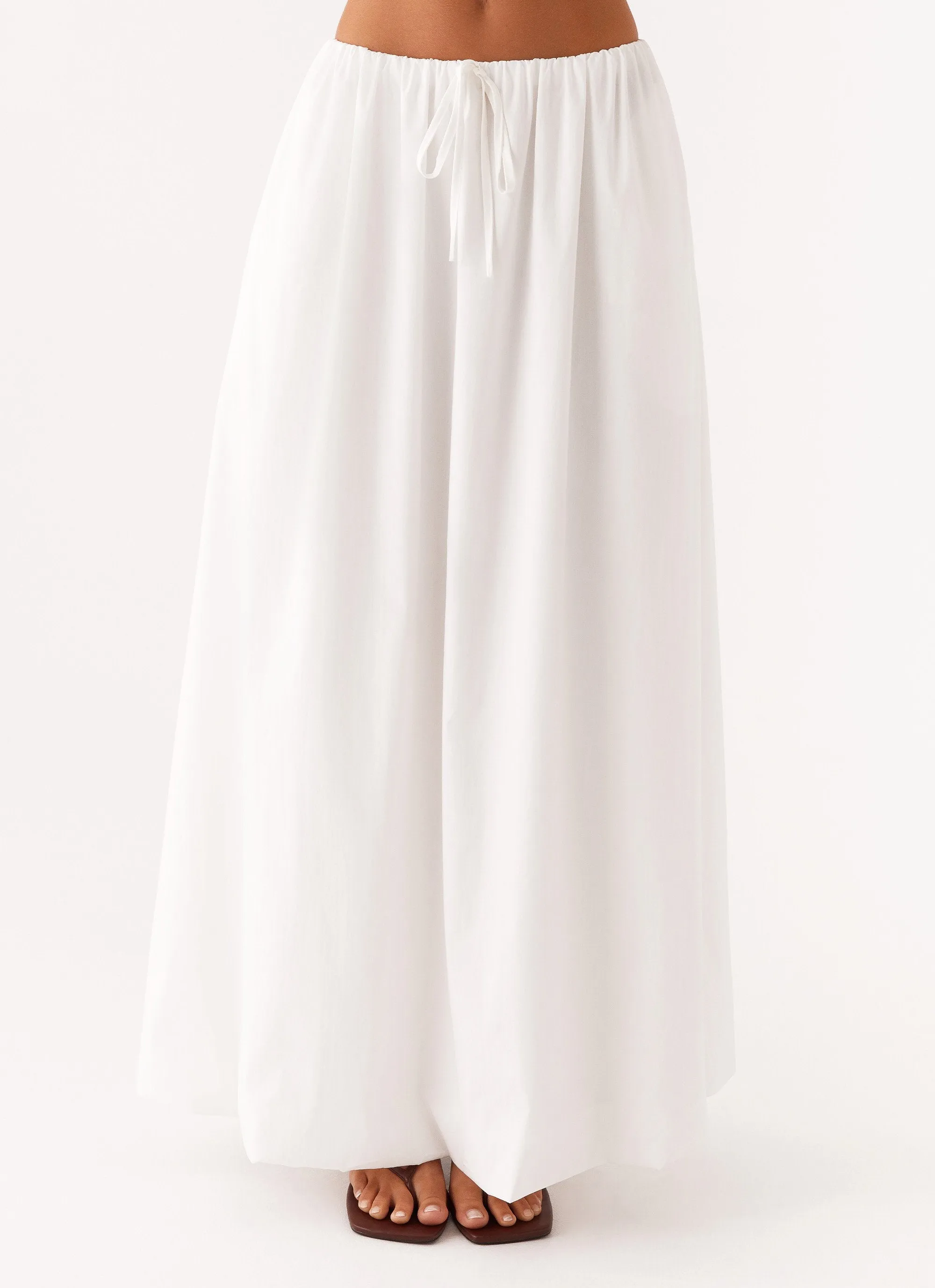 Cheryl Maxi Skirt - White Base Layer