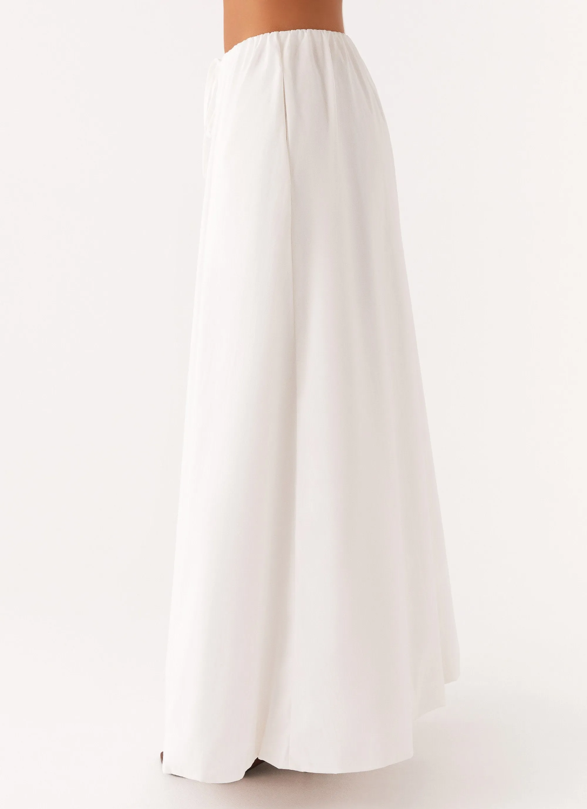 Cheryl Maxi Skirt - White QuickReleaseBuckle Adaptive Fit