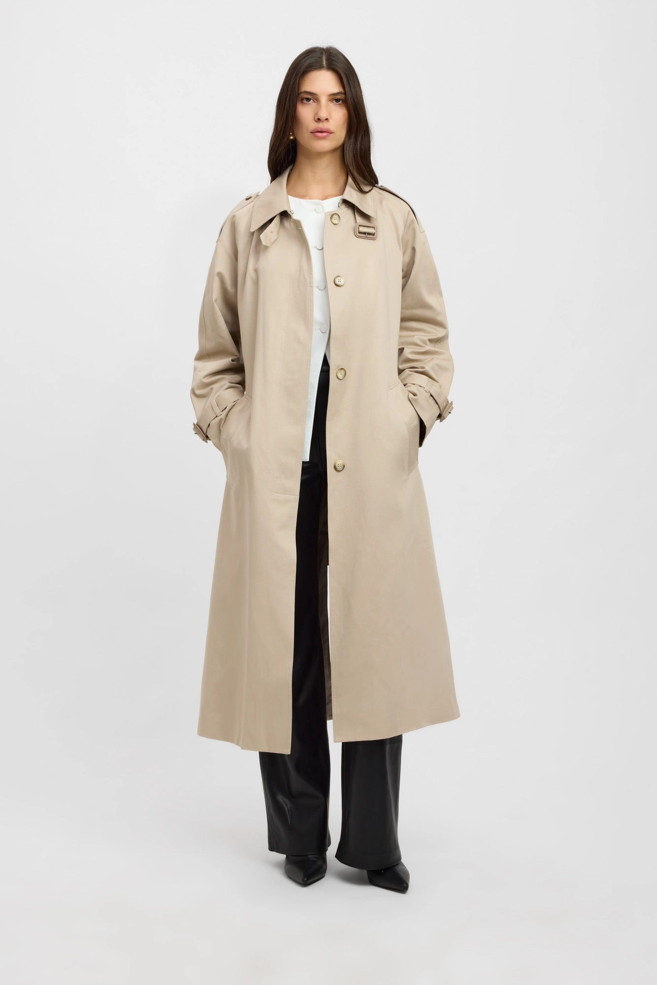 Subtle Texture Anti Snag Zipper Pulls Silas Trench