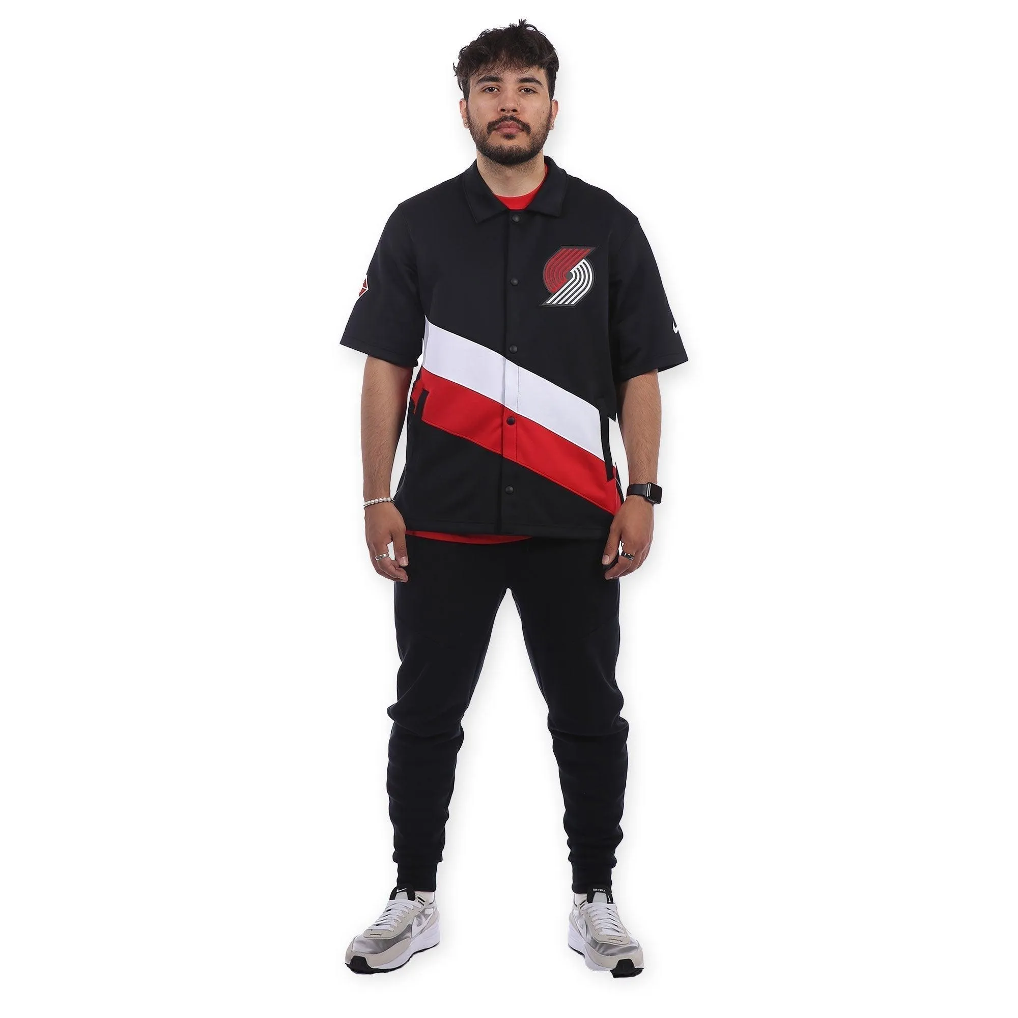 Trail Blazers Nike City Mixtape Showtime Snap Up Shirt